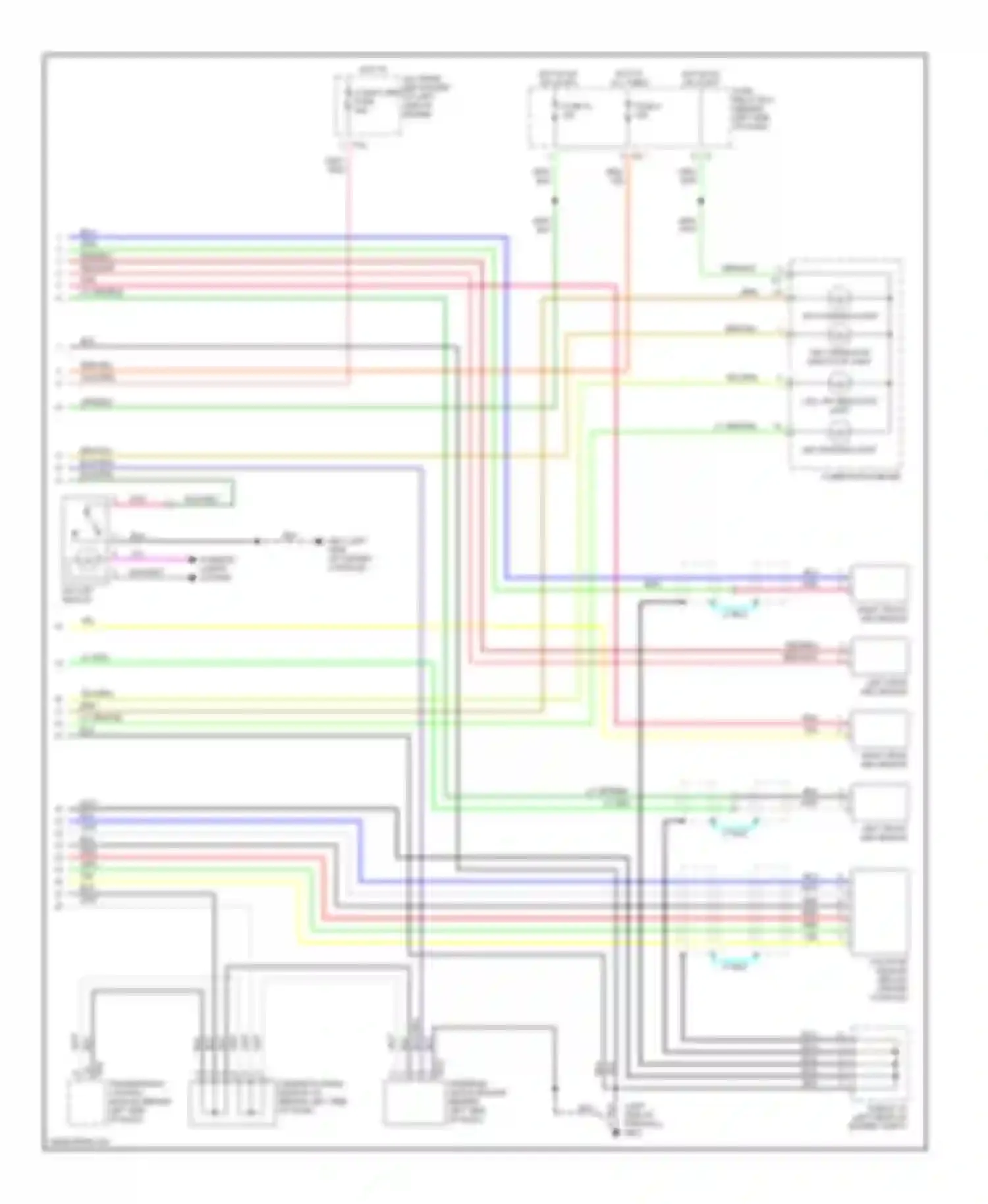 Wiring diagram vdc off switch for Subaru Legacy BE/BH/BT (1998-2004) (1 of 3)