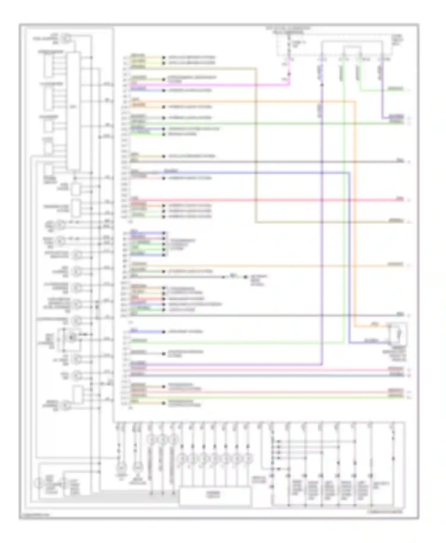 Wiring diagram yel/grn for Subaru Legacy BE/BH/BT (1998-2004) (6 of 13)