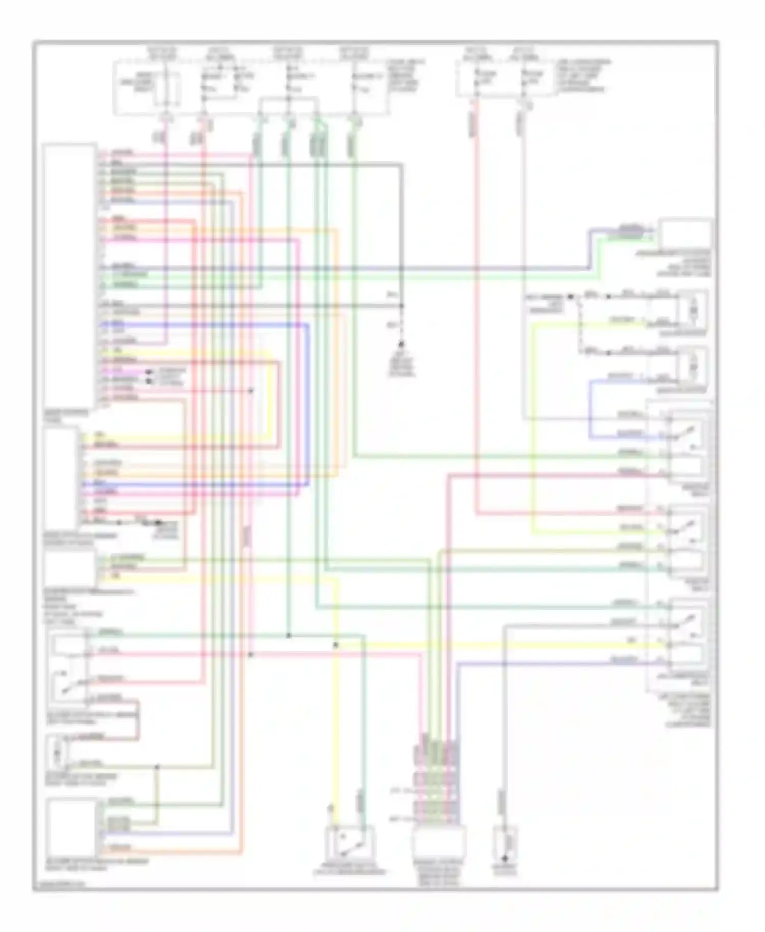 Wiring diagram yel/red for Subaru Legacy BE/BH/BT (1998-2004) (1 of 16)