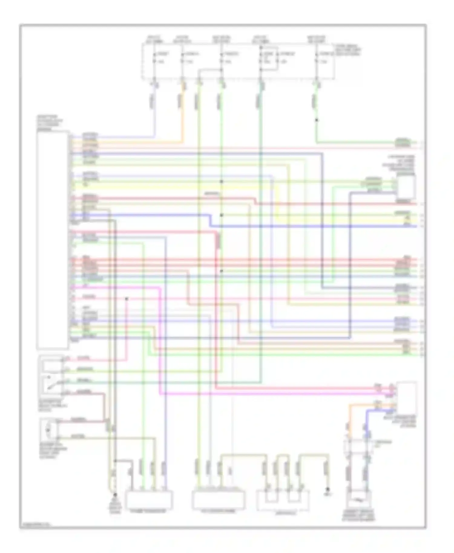 Legacy Subaru BL/BP facelift (2006-2009): Automatic a/c circuit (1 of 3)