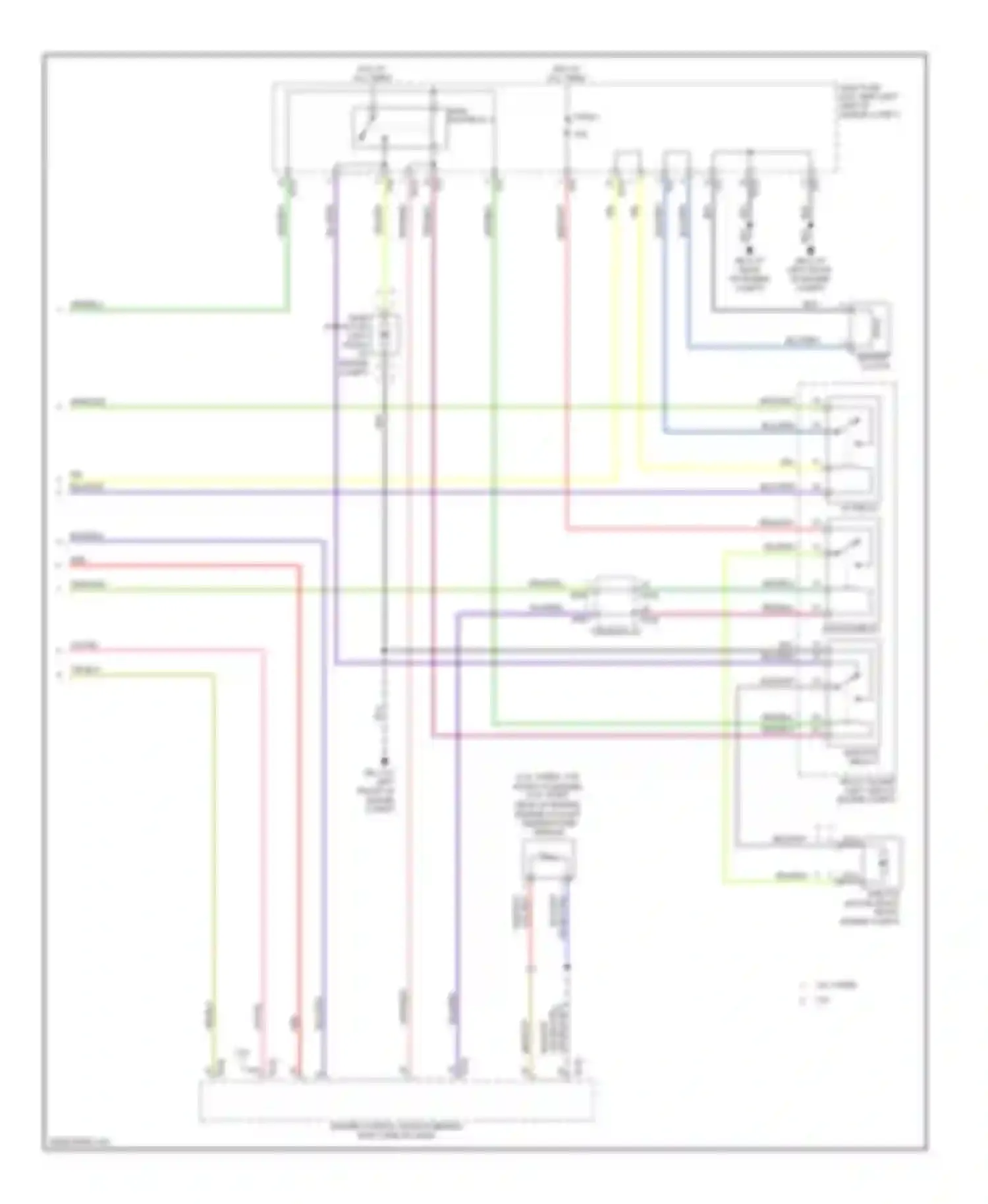 Legacy Subaru BL/BP facelift (2006-2009): Automatic a/c circuit (3 of 3)