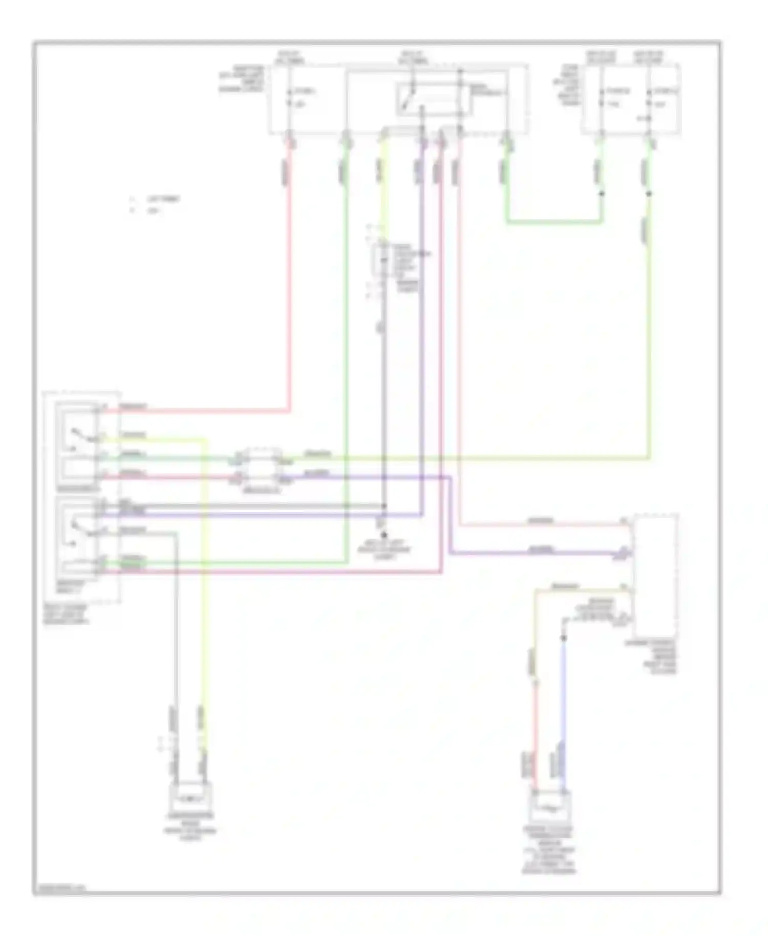 Legacy Subaru BL/BP facelift (2006-2009): Cooling fan circuit