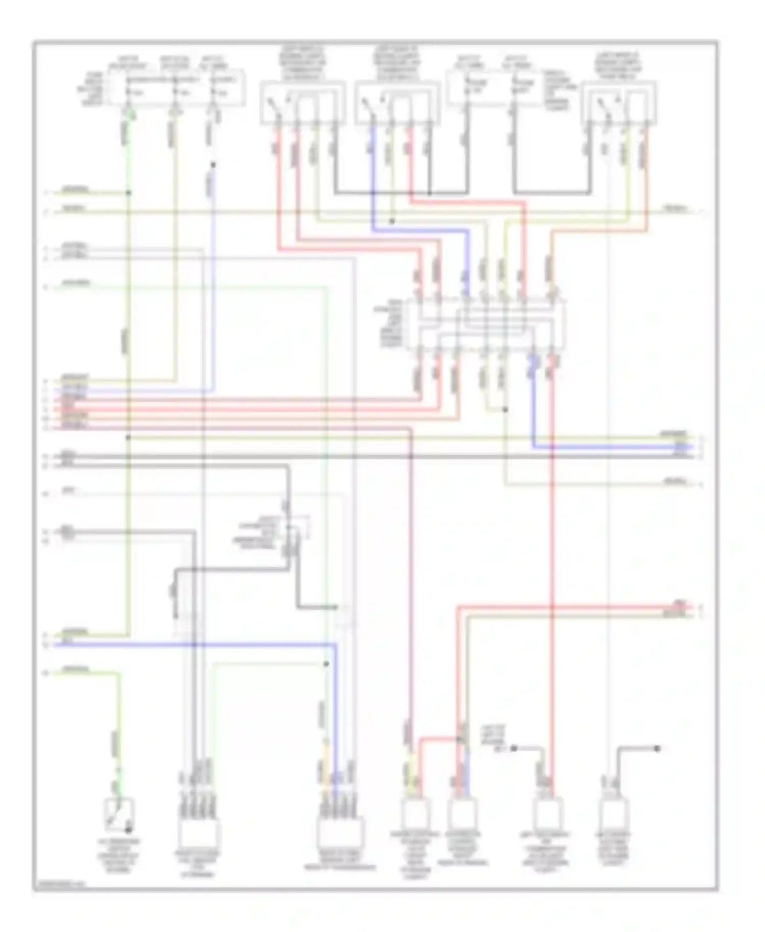 Legacy Subaru BL/BP facelift (2006-2009): Wiring diagram engine performance 2.5l turbo (3 of 5)