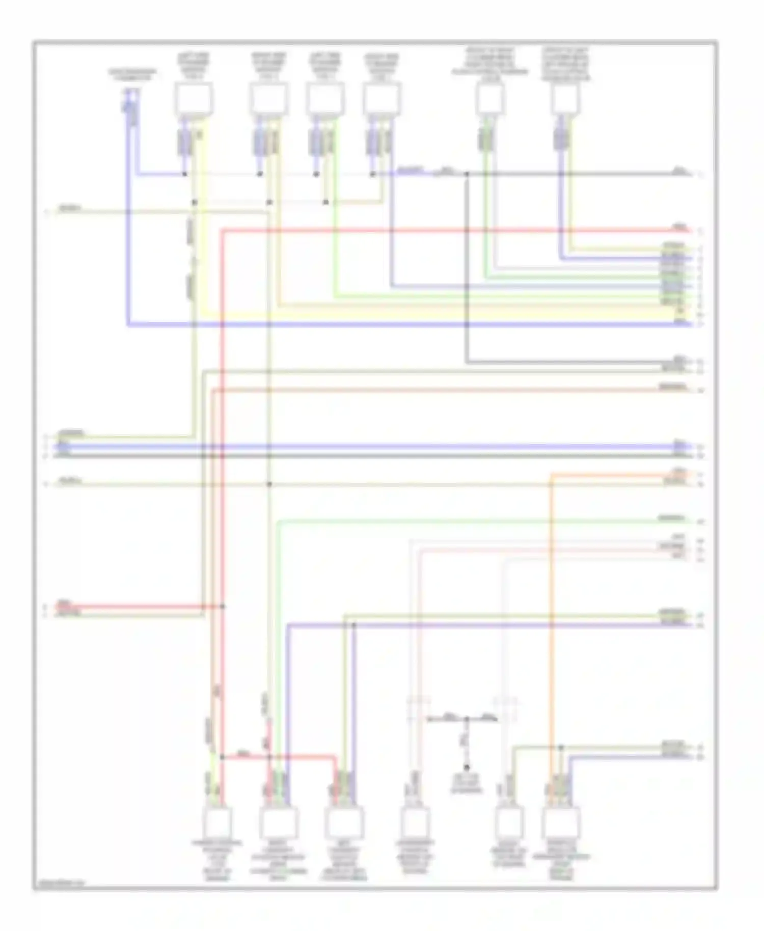 Legacy Subaru BL/BP facelift (2006-2009): Wiring diagram engine performance 2.5l turbo (4 of 5)