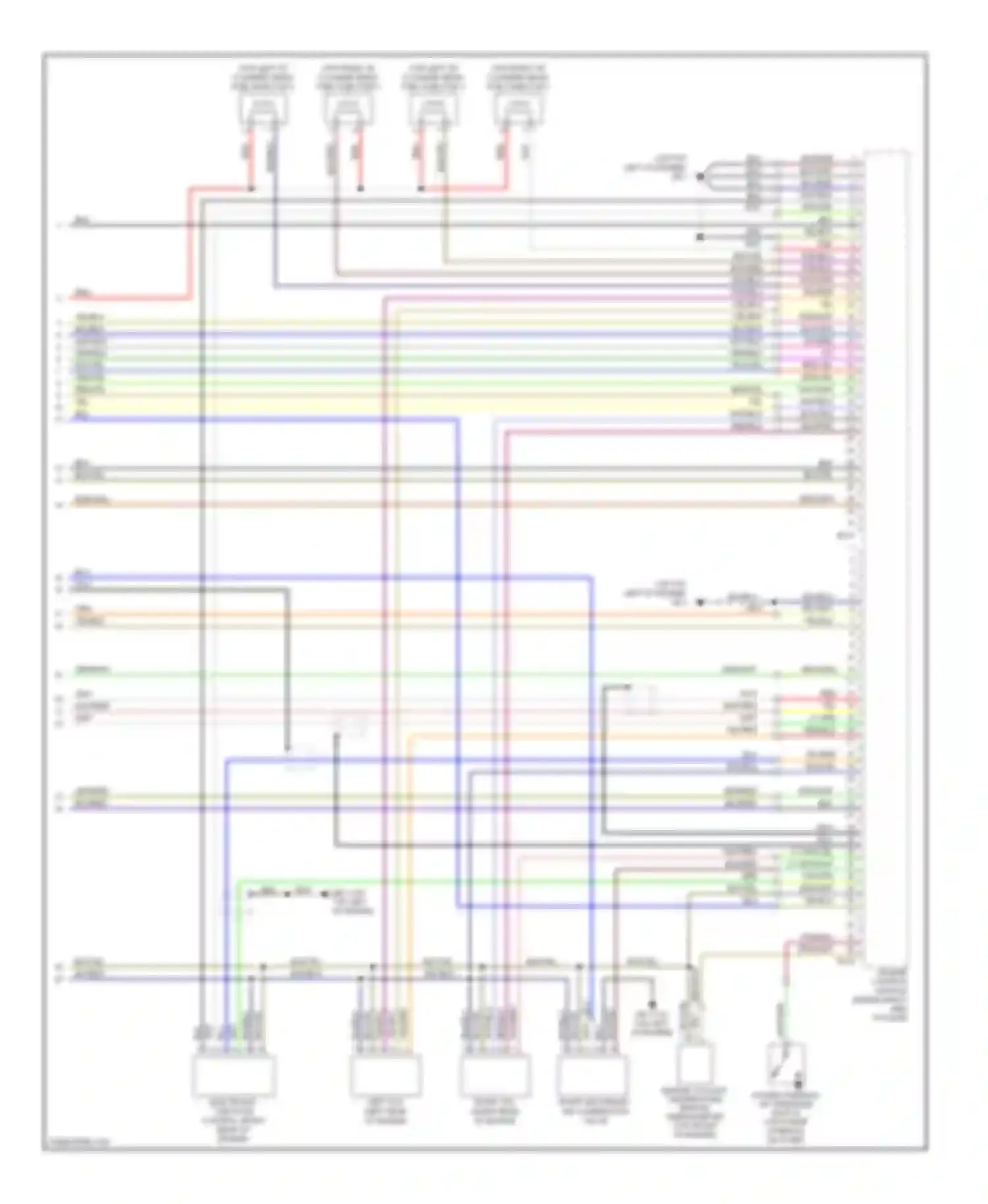 Legacy Subaru BL/BP facelift (2006-2009): Wiring diagram engine performance 2.5l turbo (5 of 5)