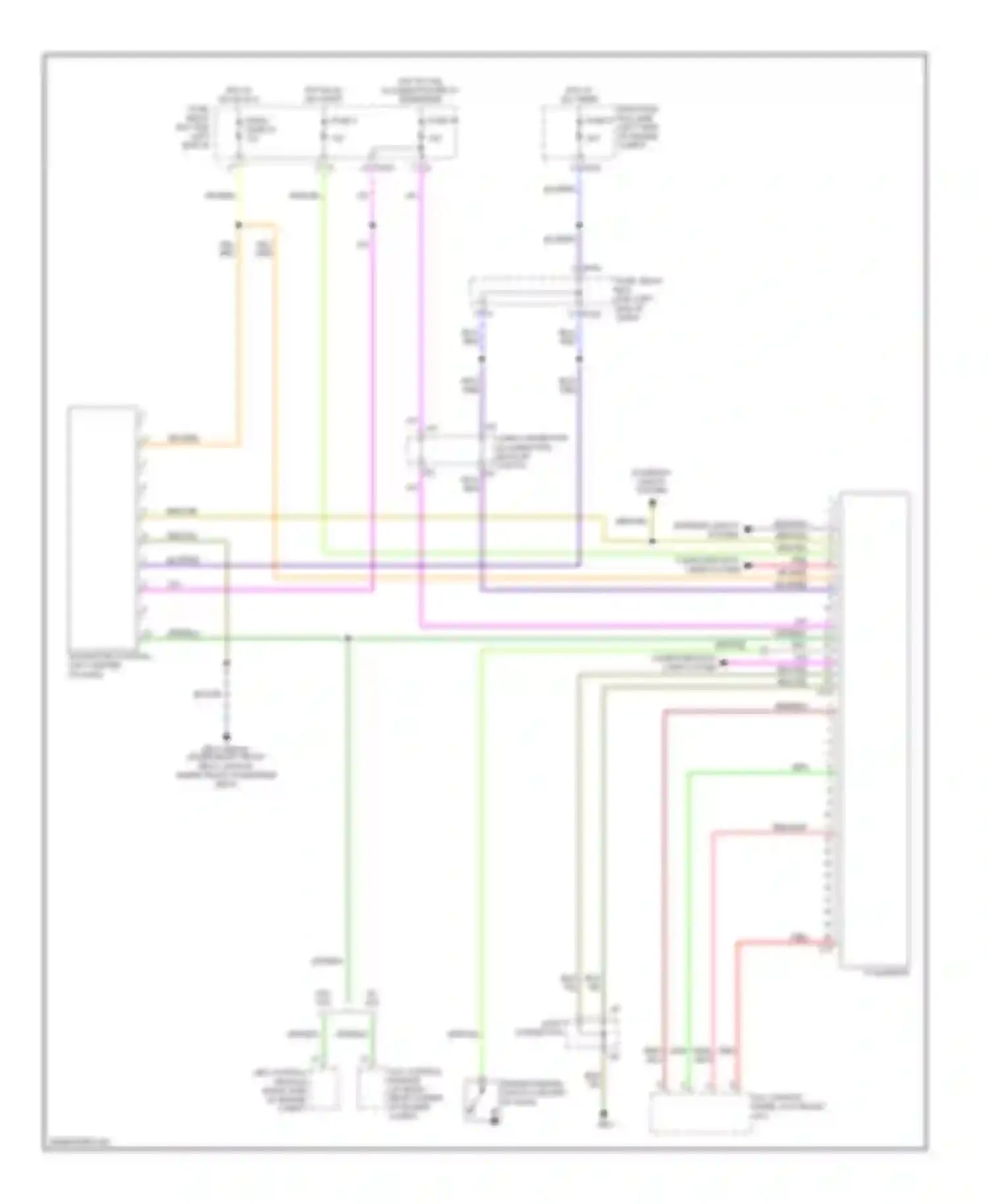 Legacy Subaru BL/BP facelift (2006-2009): Navigation circuit