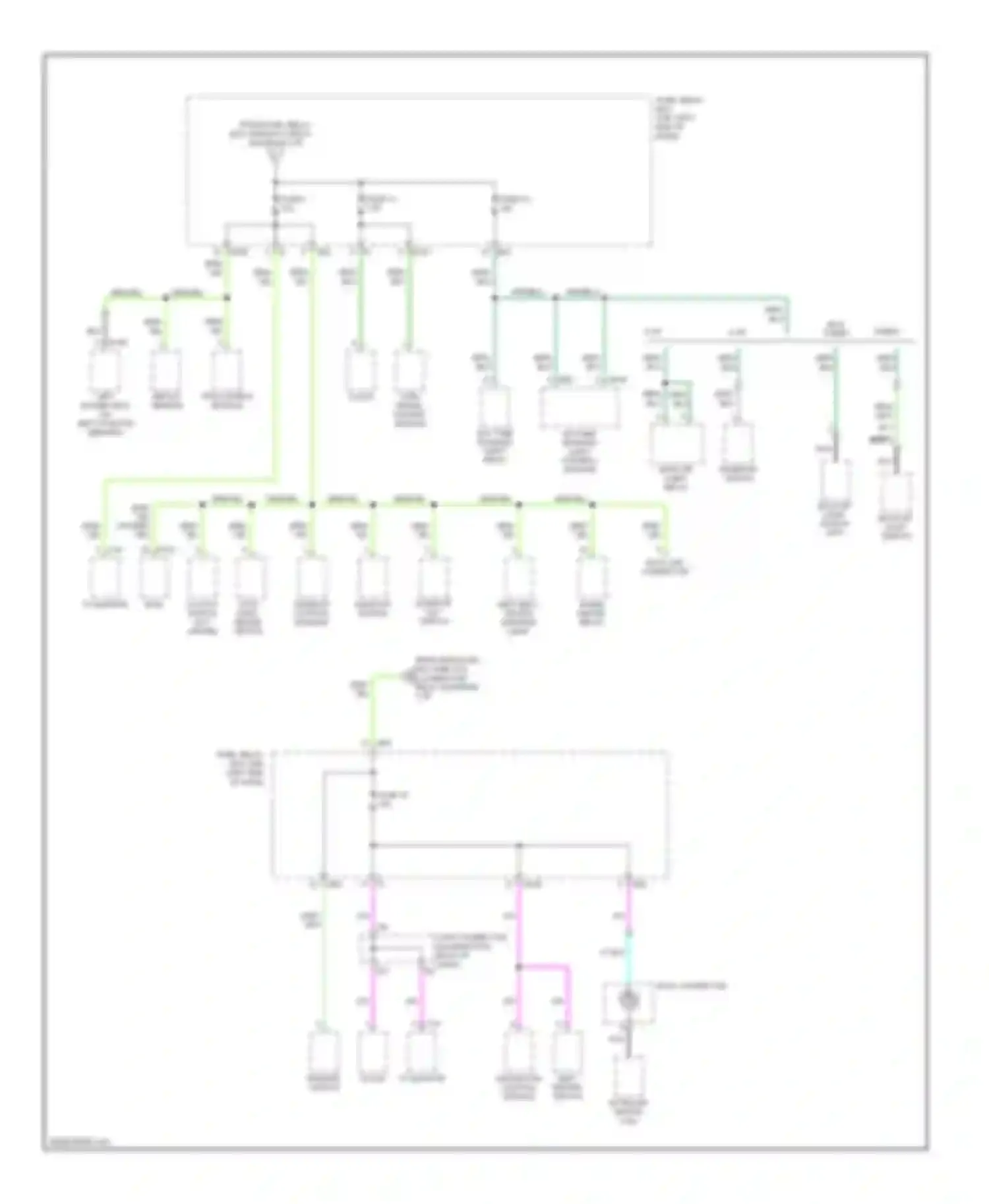 Legacy Subaru BL/BP facelift (2006-2009): Power distribution circuit (5 of 5)