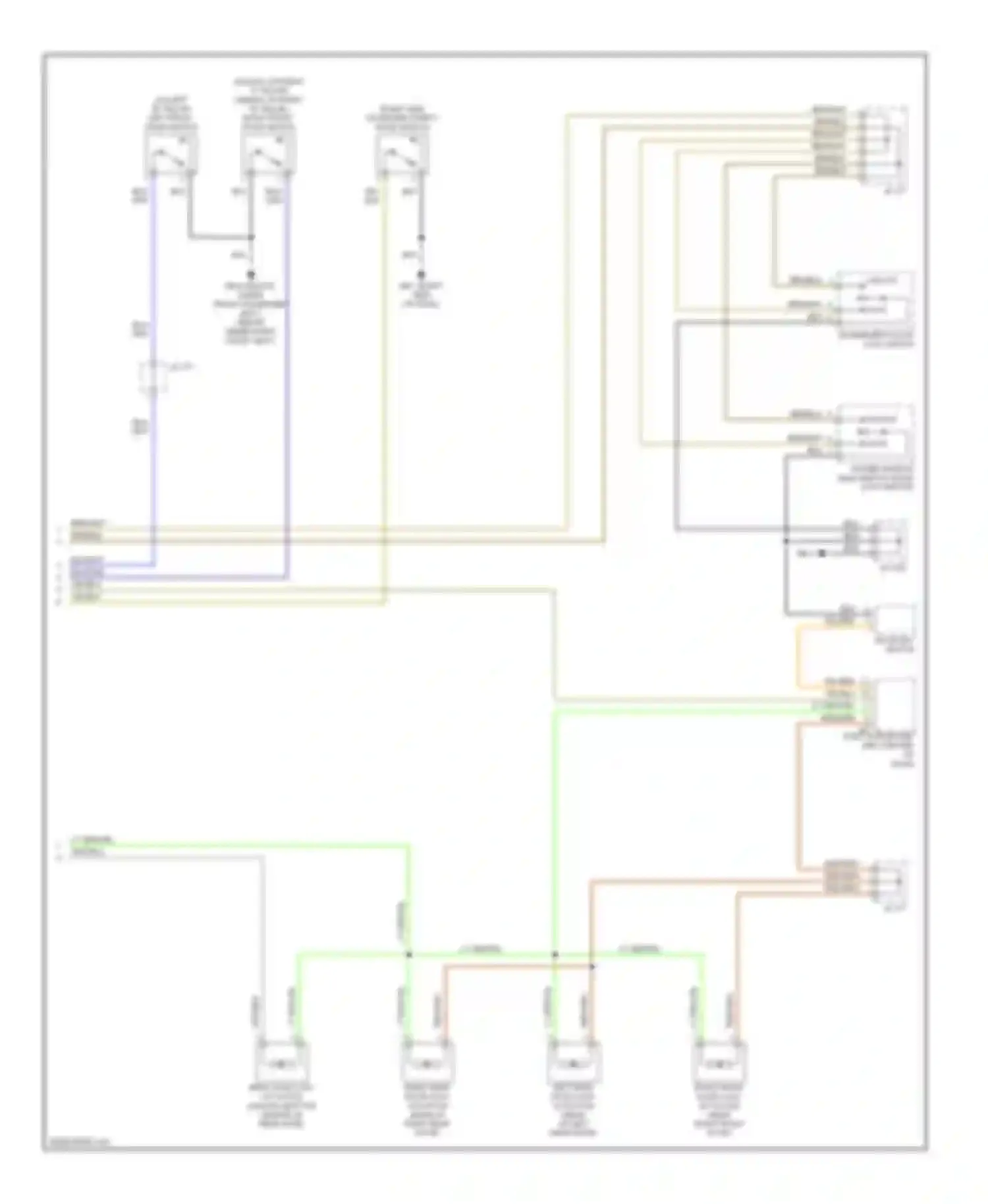 Legacy Subaru BL/BP facelift (2006-2009): Remote starting circuit (2 of 2)