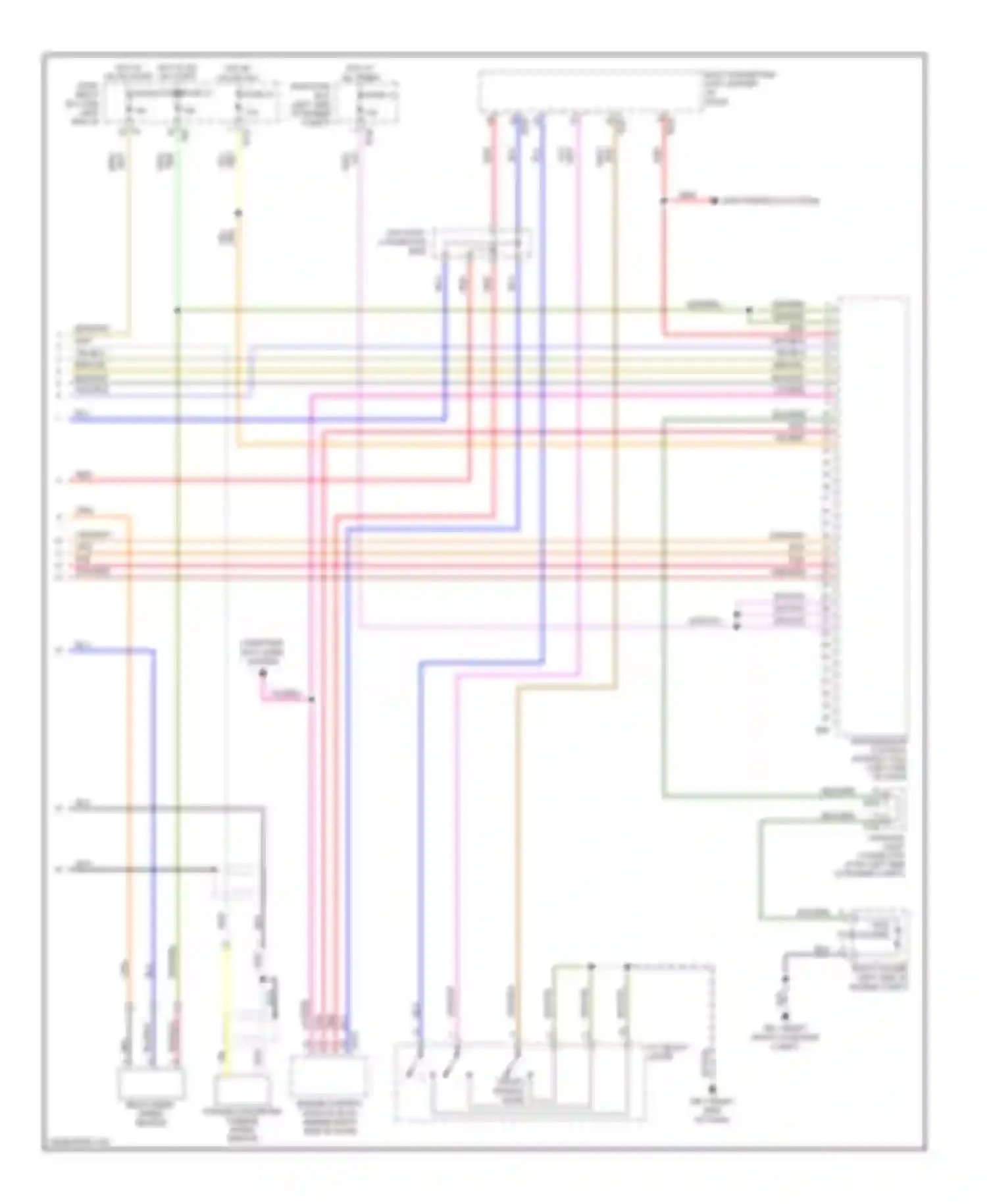 Legacy Subaru BL/BP facelift (2006-2009): Transmission circuit, 4 speed a/t (2 of 2)