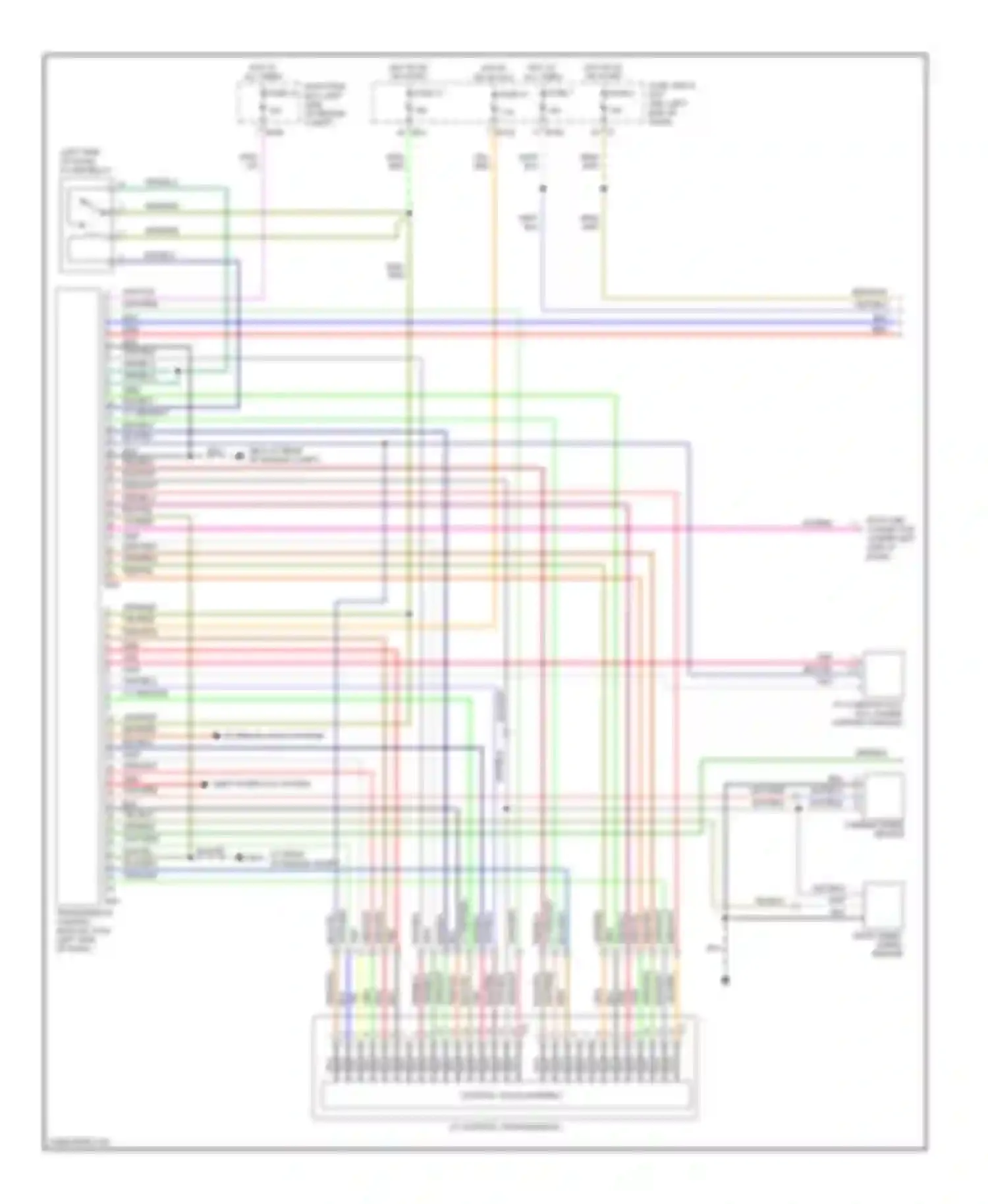 Legacy Subaru BL/BP facelift (2006-2009): Transmission circuit, 5 speed a/t (1 of 2)