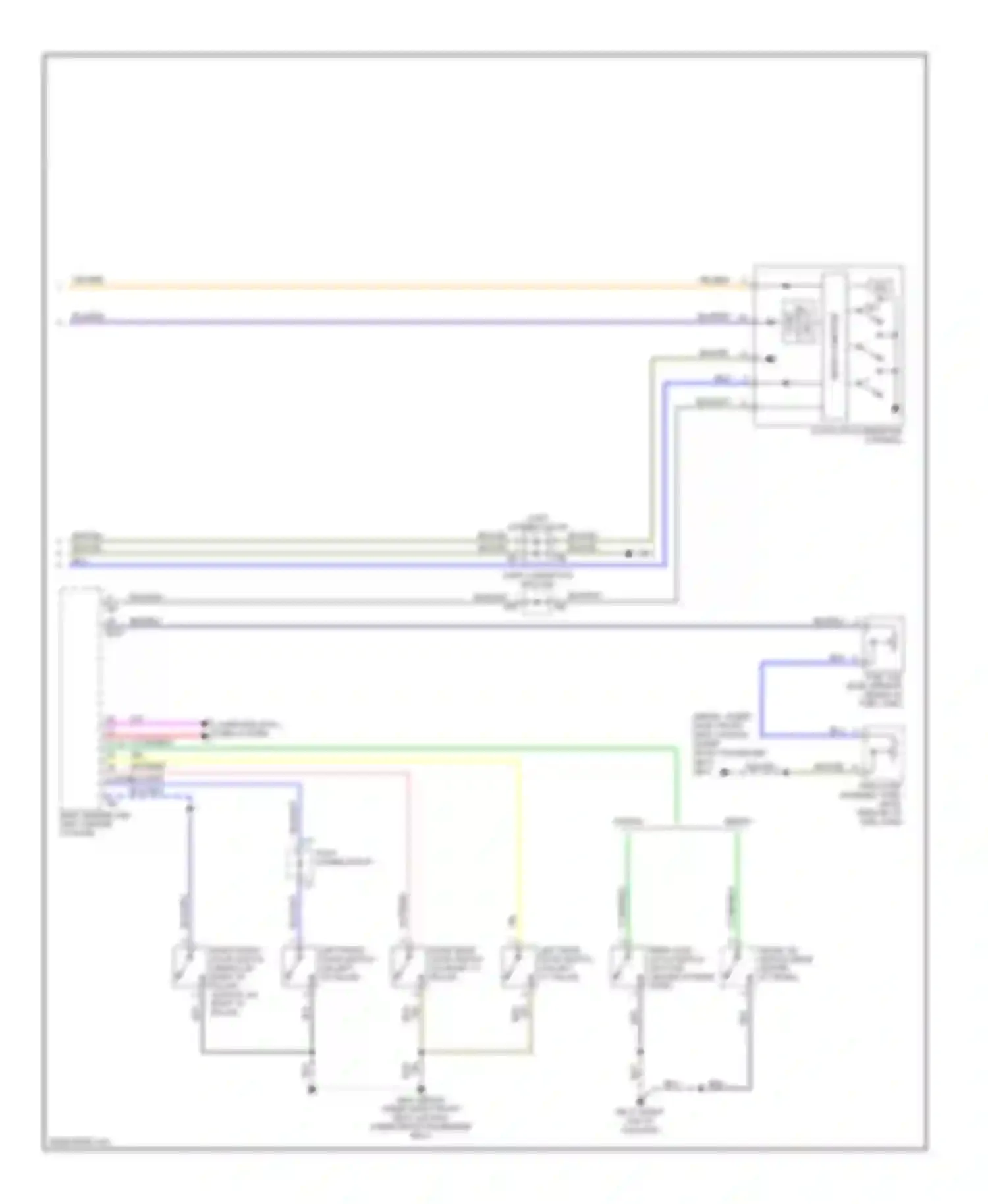 Wiring diagram blu/org for Subaru Legacy BL/BP facelift (2006-2009) (5 of 15)