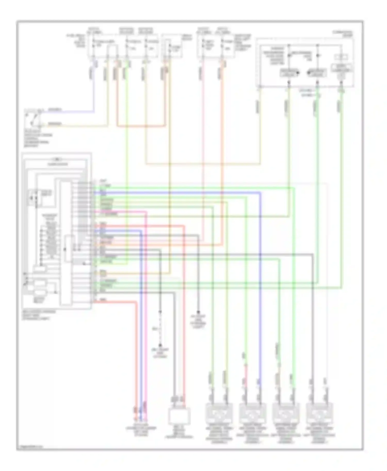 Wiring diagram ga (right side for Subaru Legacy BL/BP facelift (2006-2009) (1 of 1)