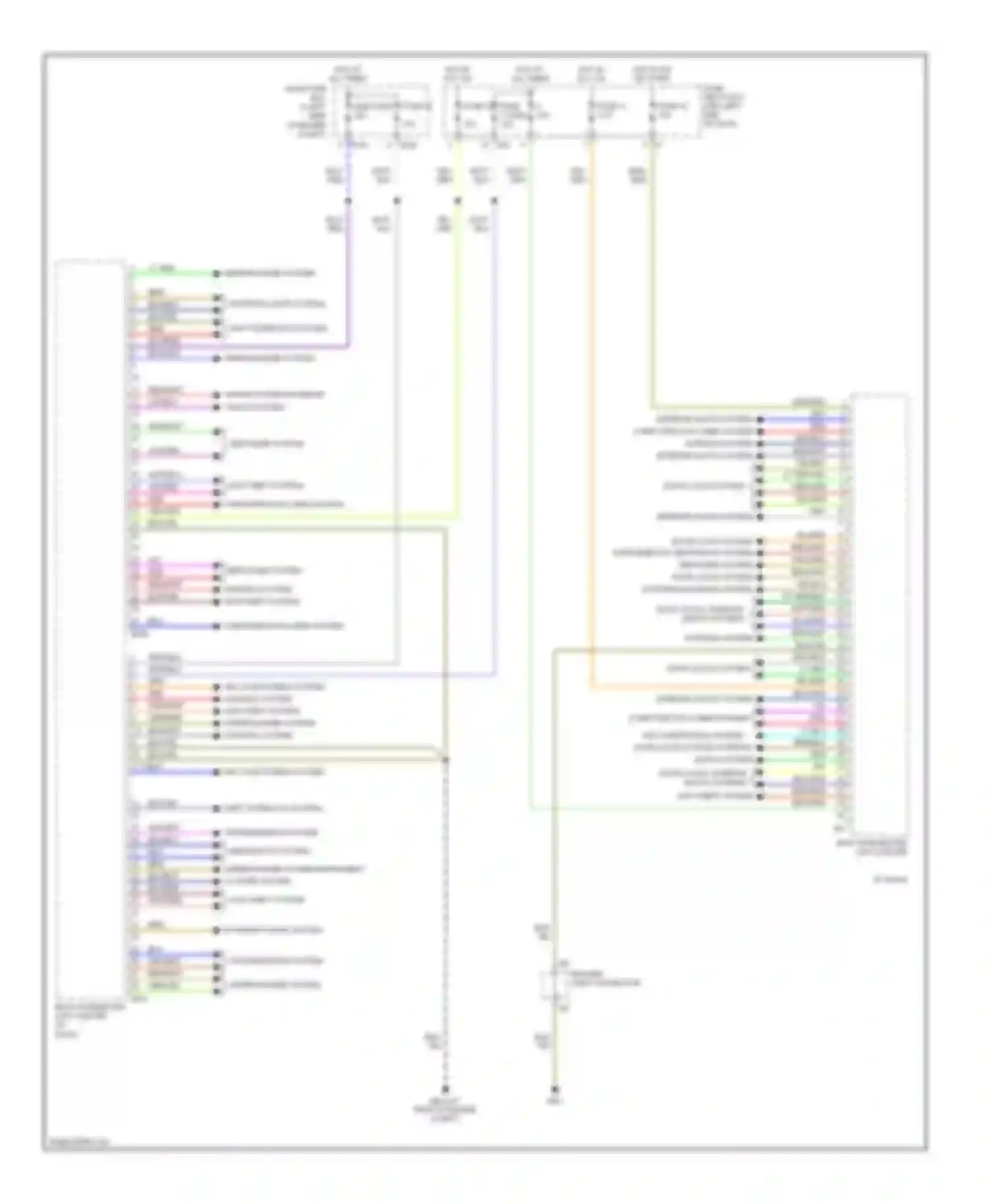 Wiring diagram of dash) for Subaru Legacy BL/BP facelift (2006-2009) (4 of 6)