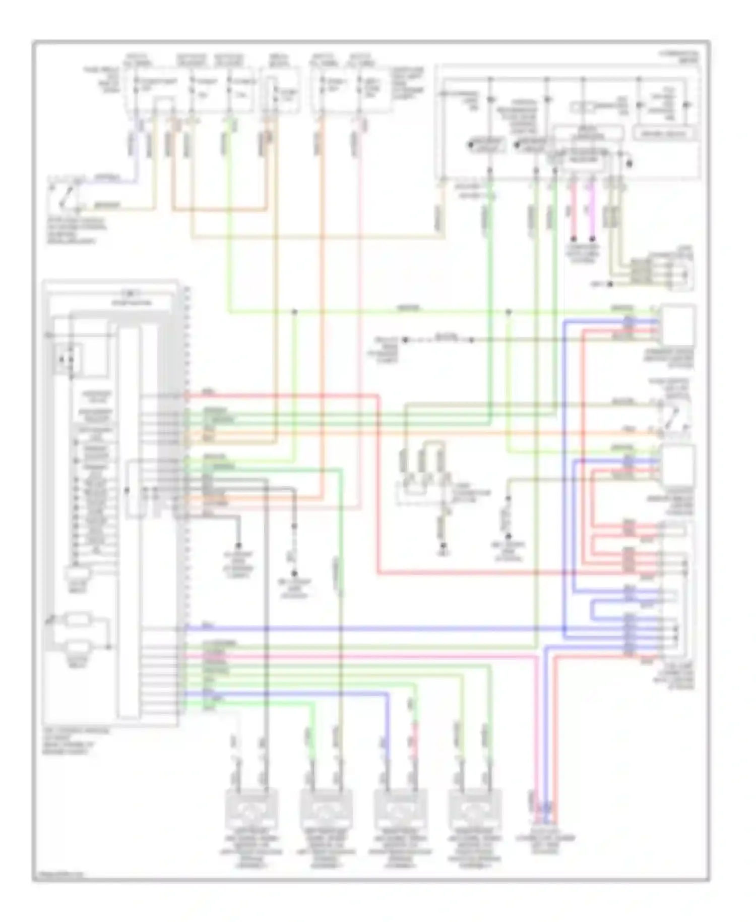 Wiring diagram red/yel for Subaru Legacy BL/BP facelift (2006-2009) (4 of 18)