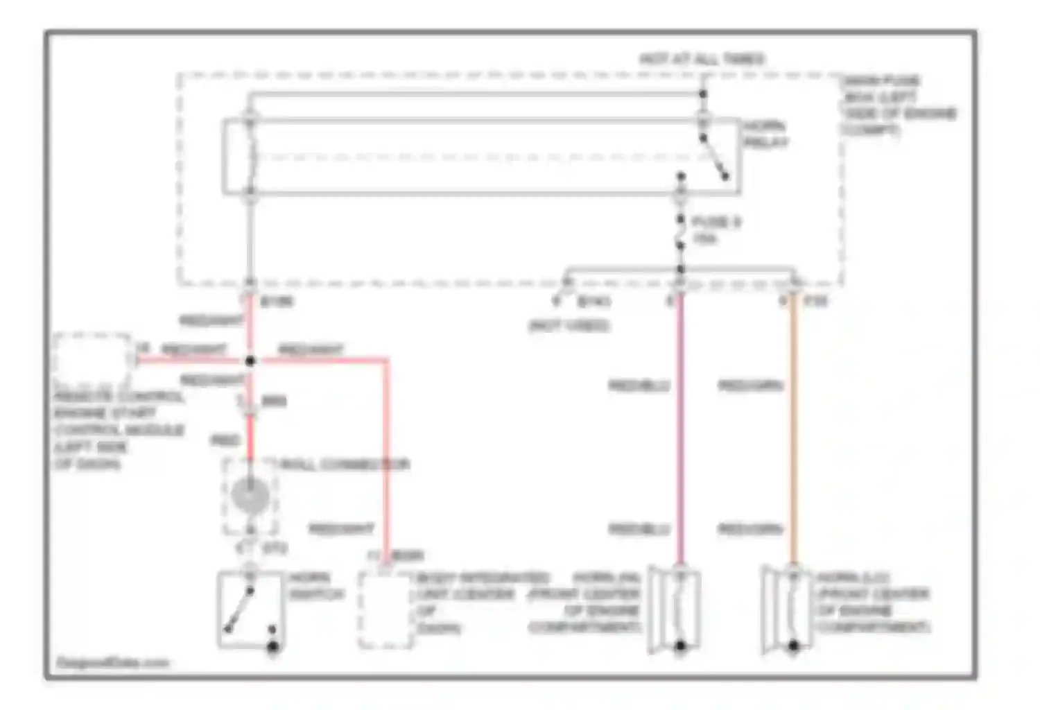 Wiring diagram roll connector for Subaru Legacy BL/BP facelift (2006-2009) (1 of 2)