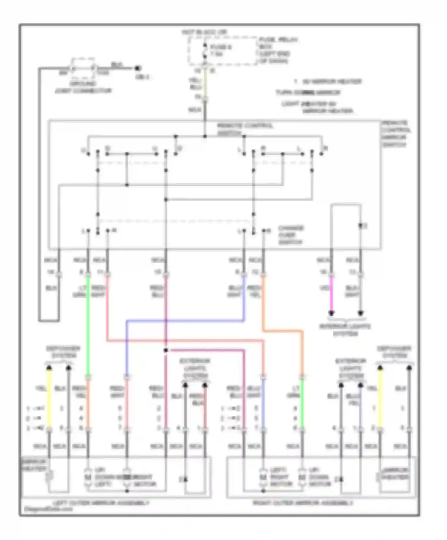 Wiring diagram vio for Subaru Legacy BL/BP facelift (2006-2009) (25 of 30)