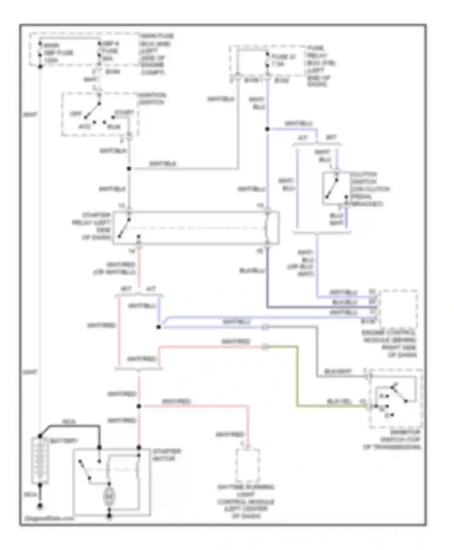 Wiring diagram wht/blk for Subaru Legacy BL/BP facelift (2006-2009) (21 of 31)