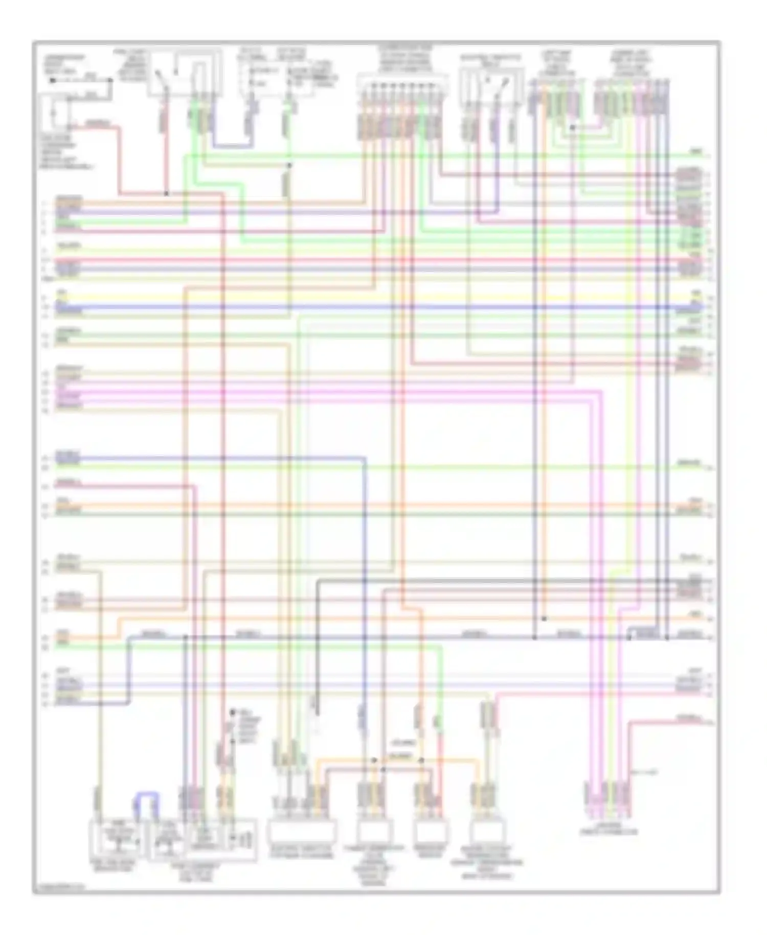 Legacy Subaru BL/BP (2003-2006): Wiring diagram engine performance 2.5l, with low emissions (2 of 4)