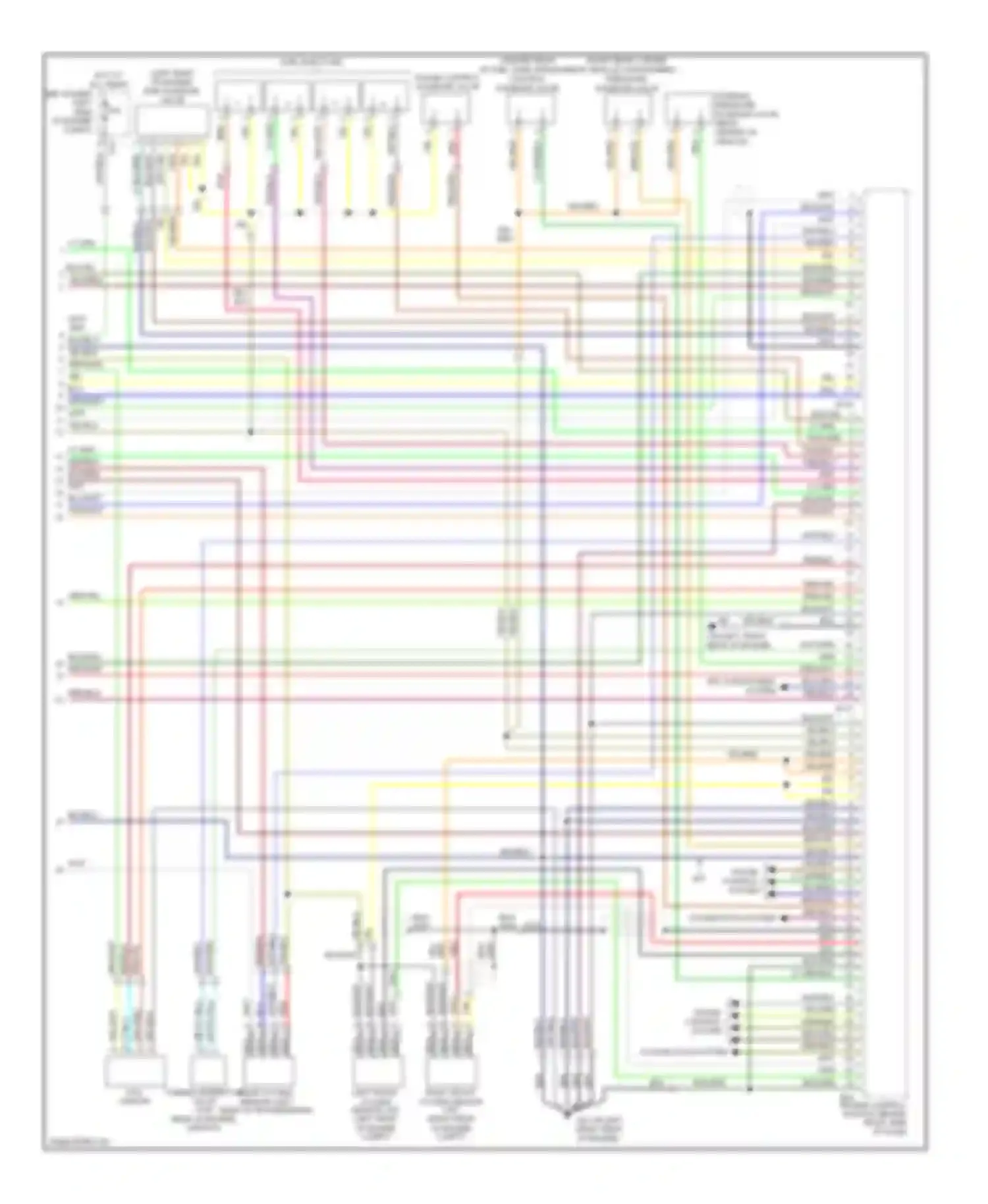 Legacy Subaru BL/BP (2003-2006): Wiring diagram engine performance 2.5l, with low emissions (4 of 4)