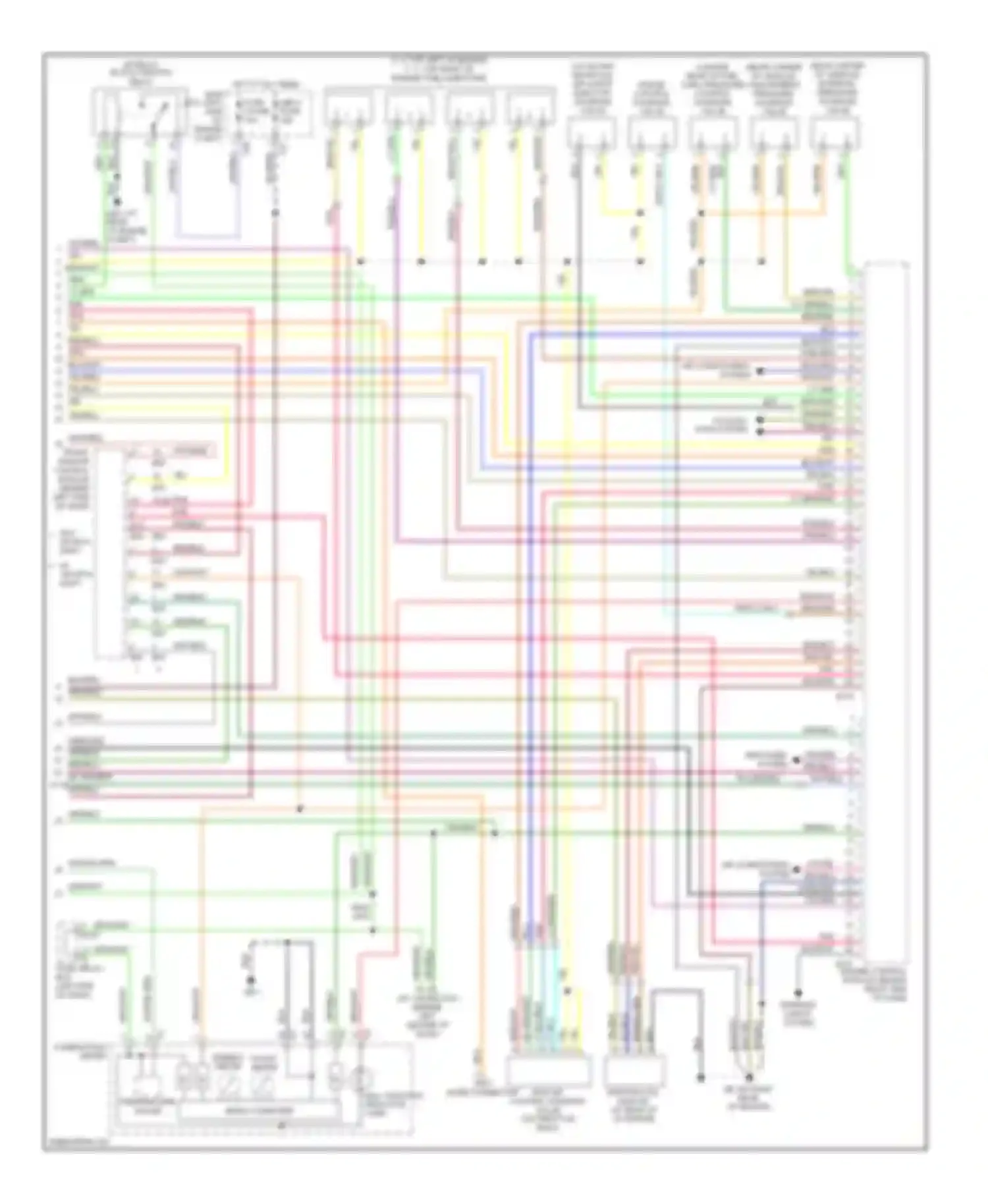 Legacy Subaru BL/BP (2003-2006): Wiring diagram engine performance 2.5l, without low emissions (3 of 3)