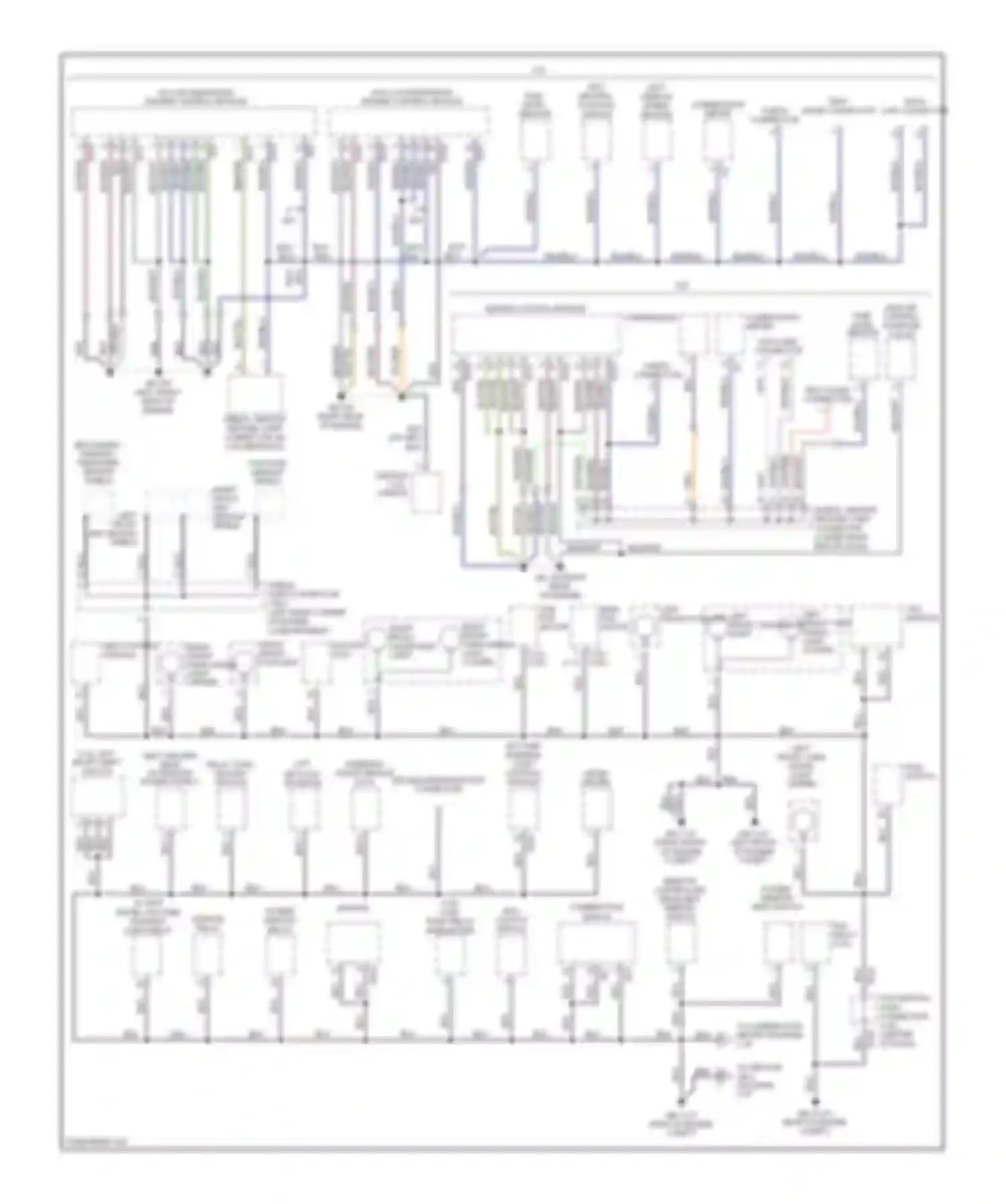 Legacy Subaru BL/BP (2003-2006): Ground distribution circuit (1 of 2)