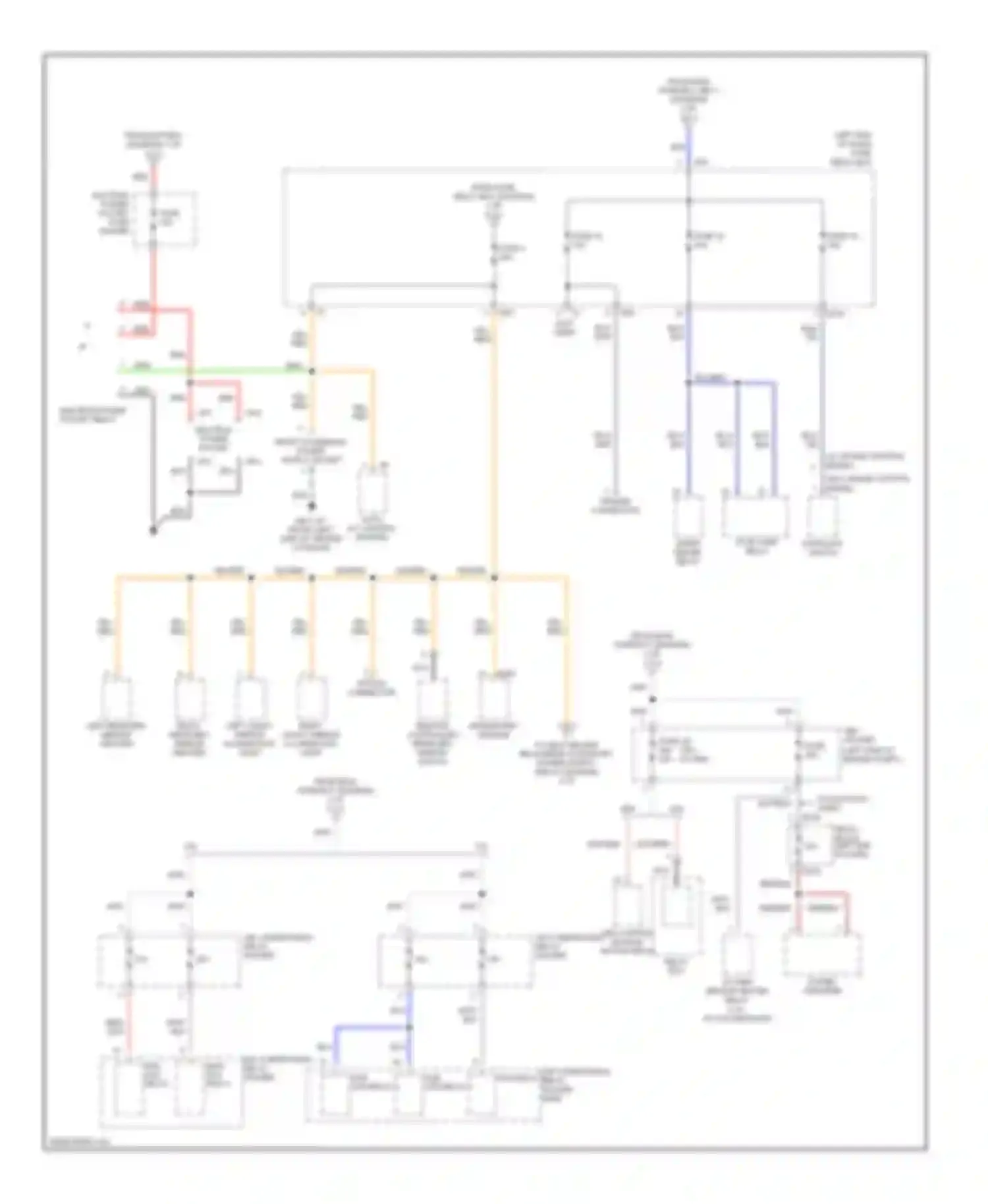 Legacy Subaru BL/BP (2003-2006): Power distribution circuit (4 of 4)
