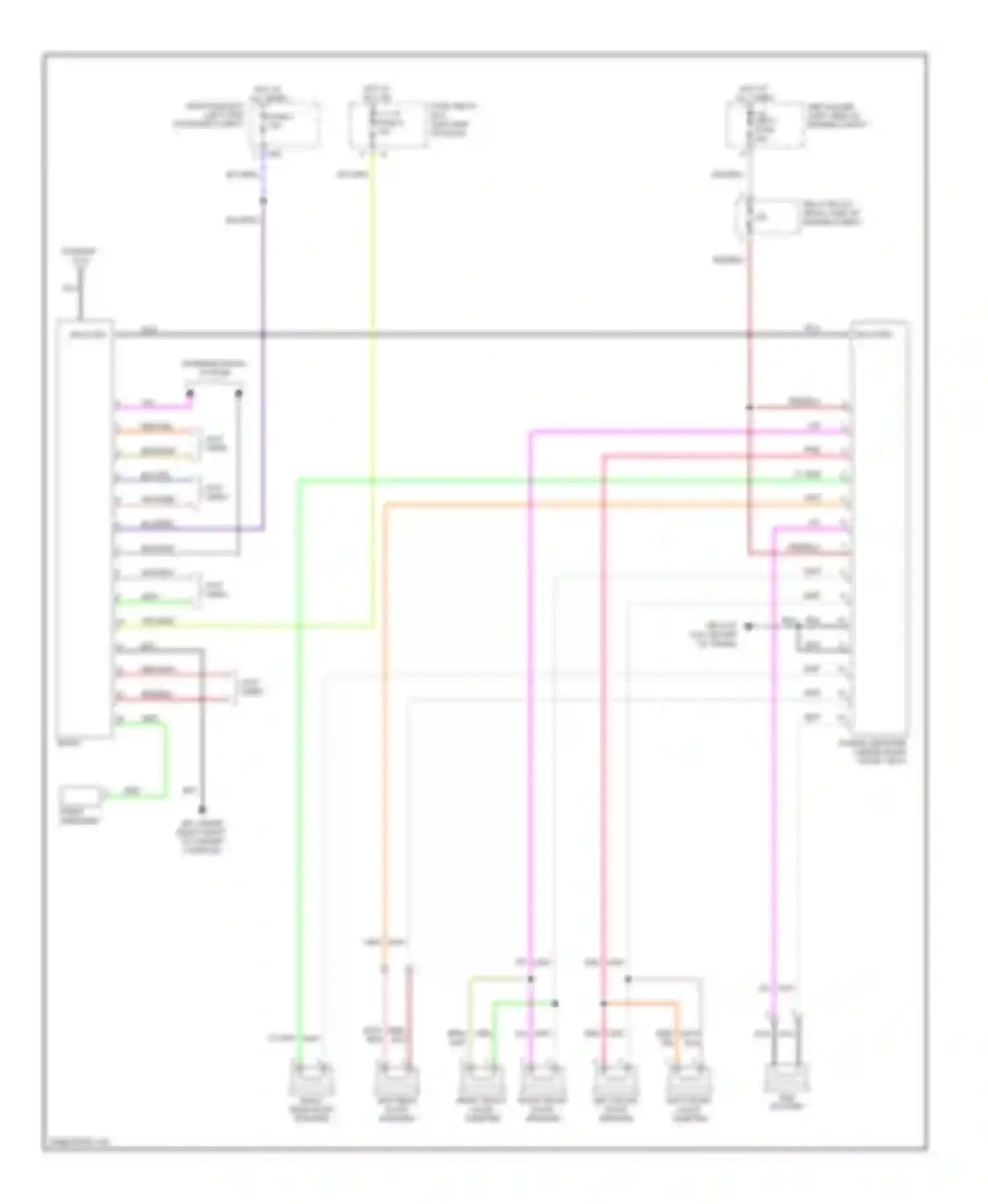 Wiring diagram blu/yel for Subaru Legacy BL/BP (2003-2006) (9 of 12)