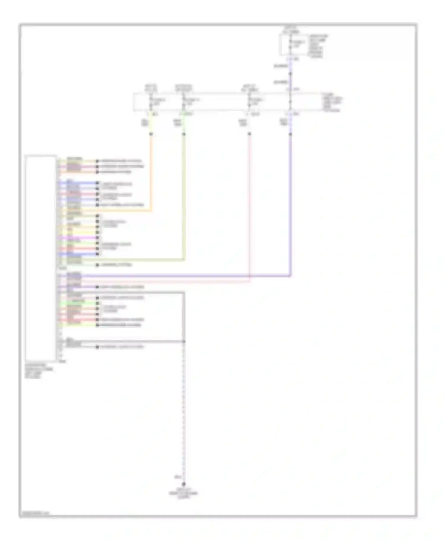 Wiring diagram fuse 4 for Subaru Legacy BL/BP (2003-2006) (2 of 9)