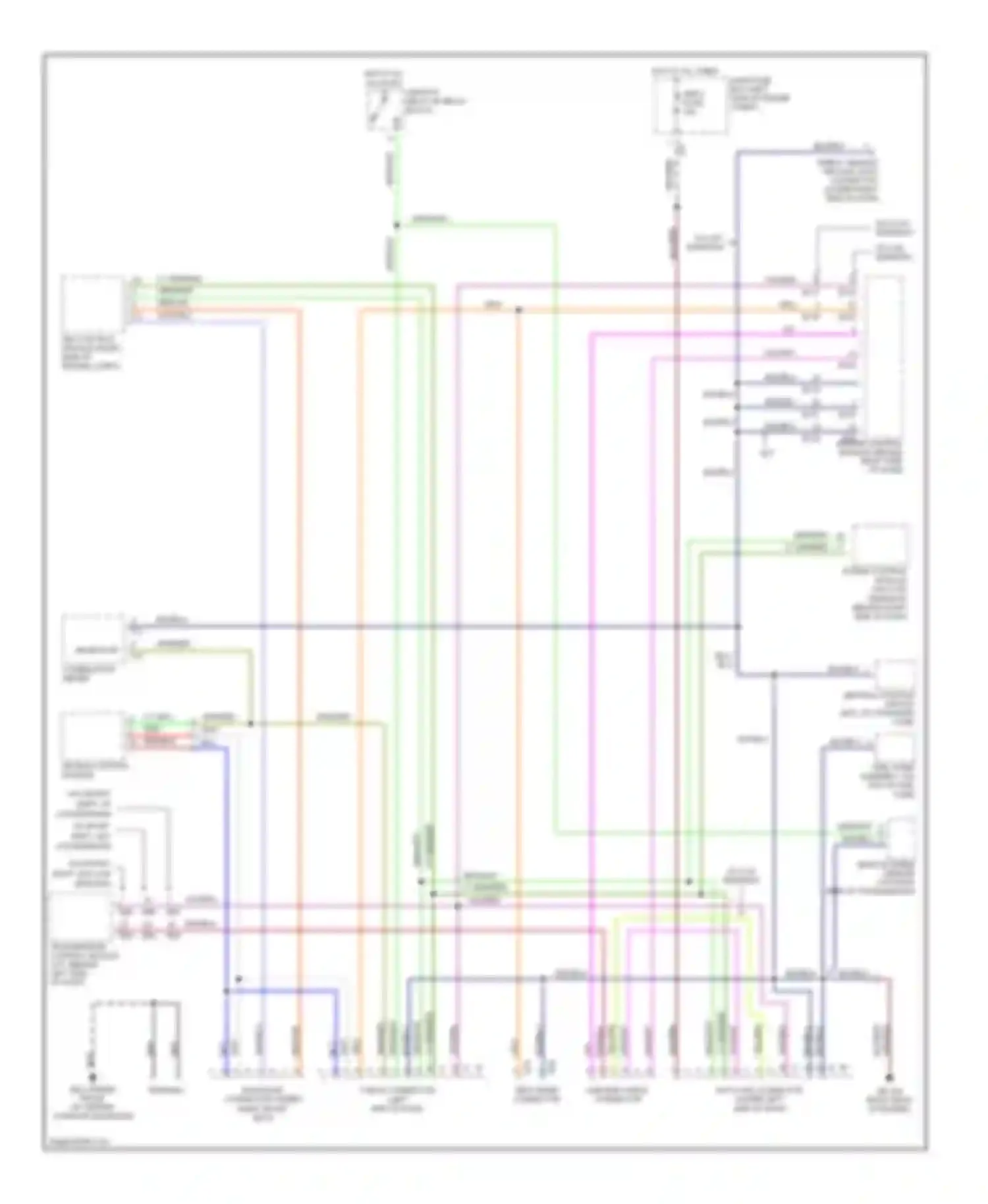 Wiring diagram line end check connector for Subaru Legacy BL/BP (2003-2006) (1 of 3)