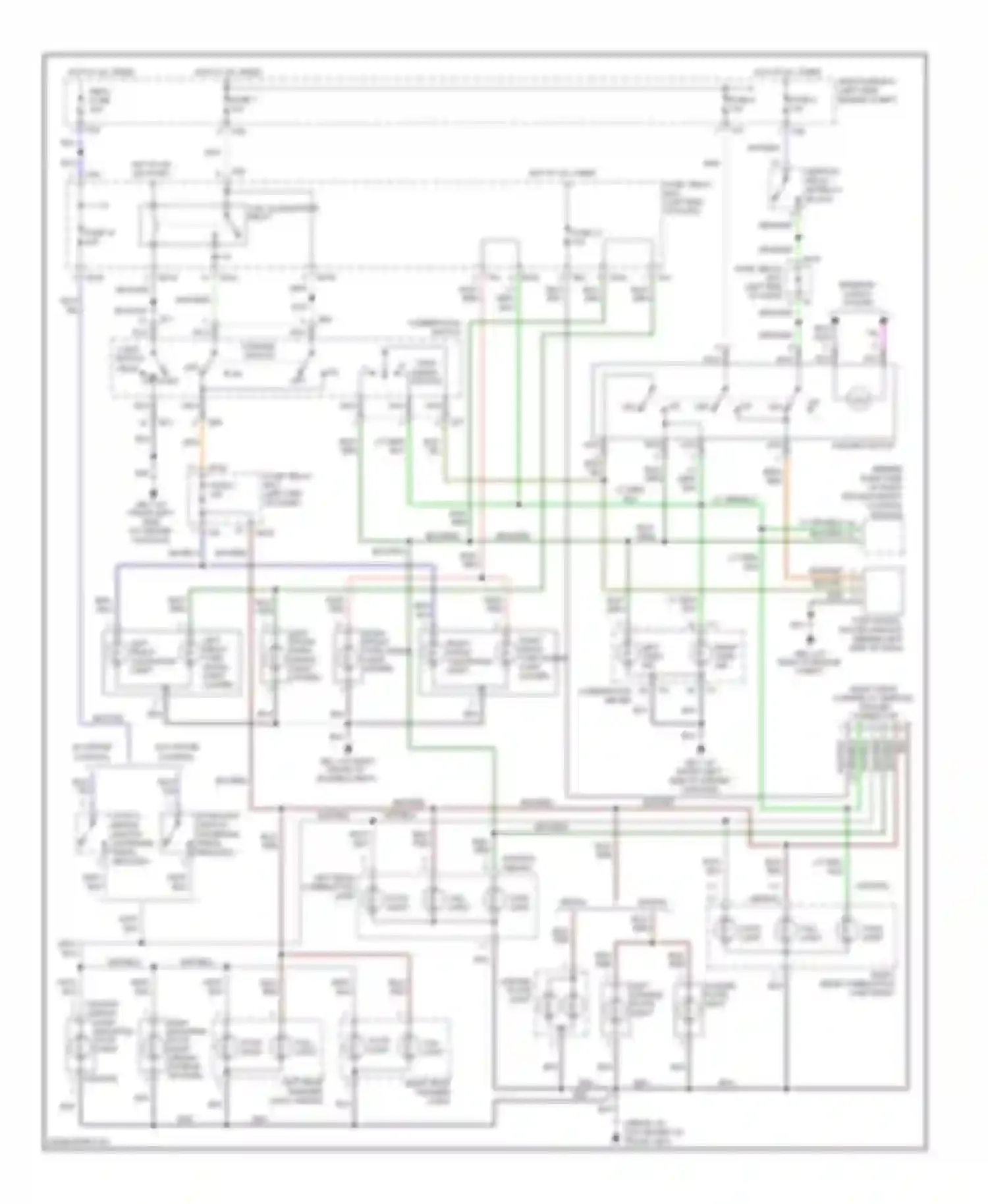 Wiring diagram on on off for Subaru Legacy BL/BP (2003-2006) (1 of 1)