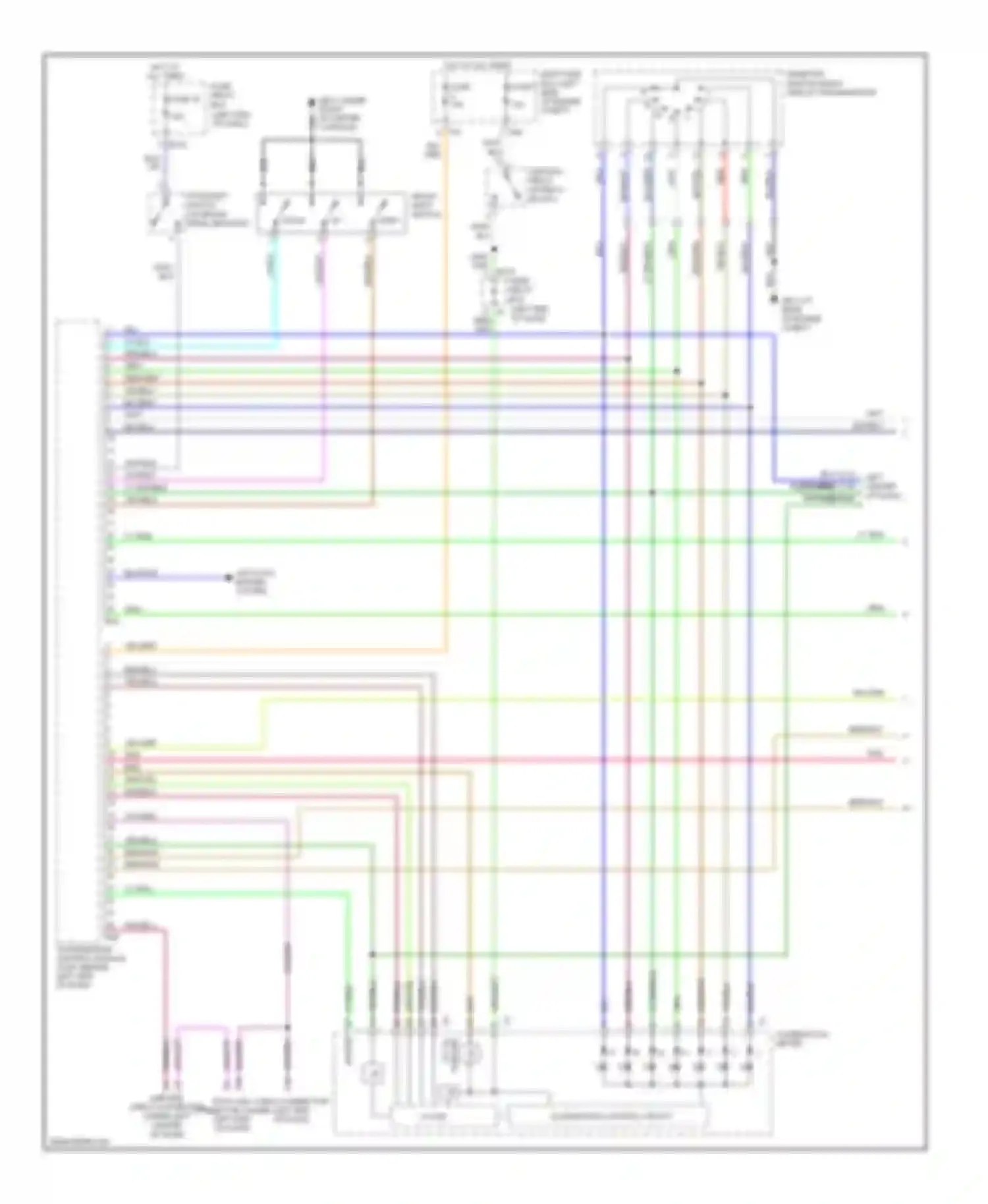 Wiring diagram wht for Subaru Legacy BL/BP (2003-2006) (31 of 47)