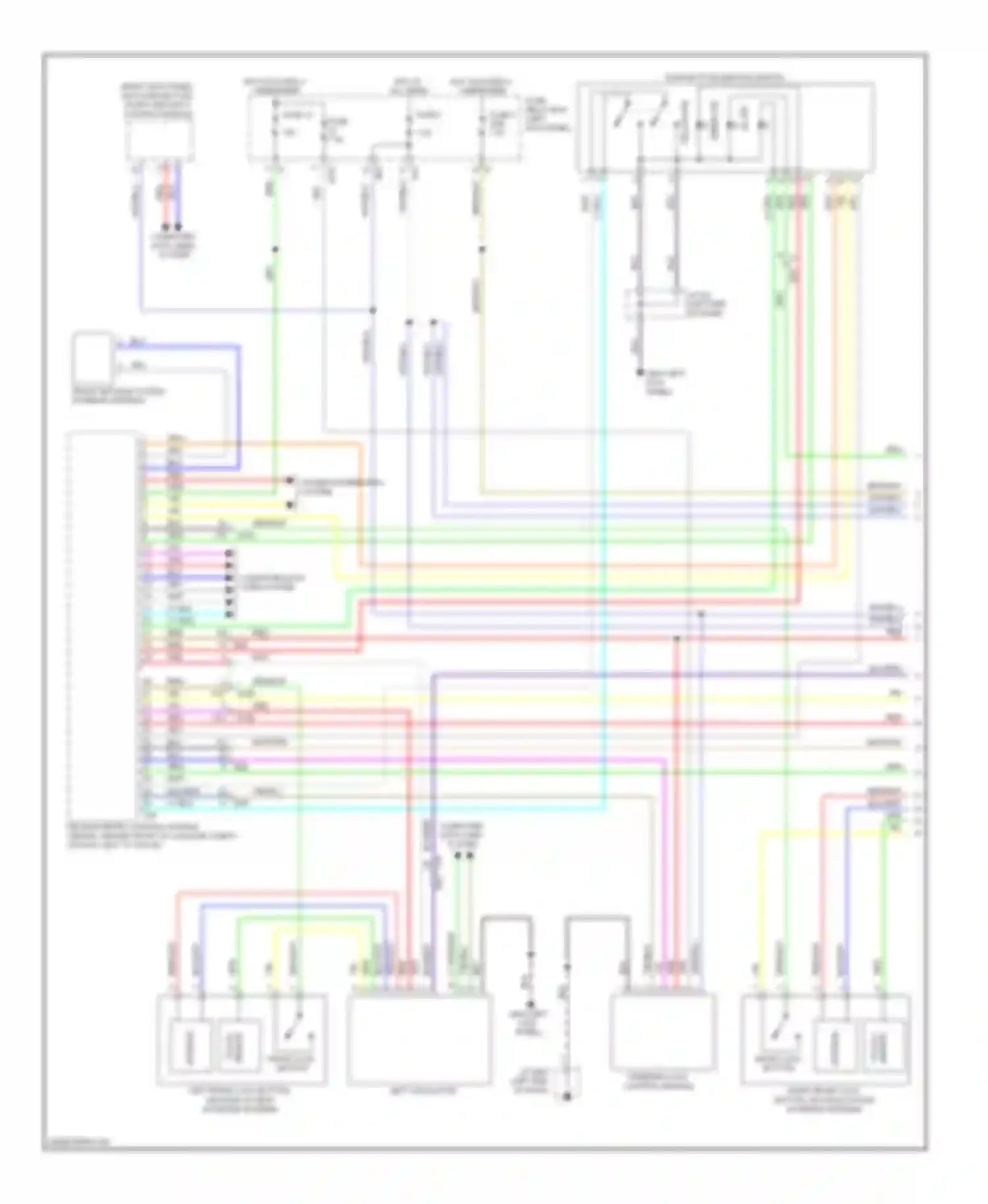 Legacy Subaru BM/BR facelift (2012-2014): Forced entry circuit, with keyless access (1 of 4)