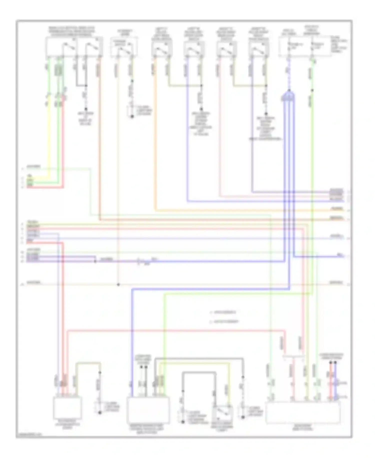 Legacy Subaru BM/BR facelift (2012-2014): Forced entry circuit, with keyless access (3 of 4)