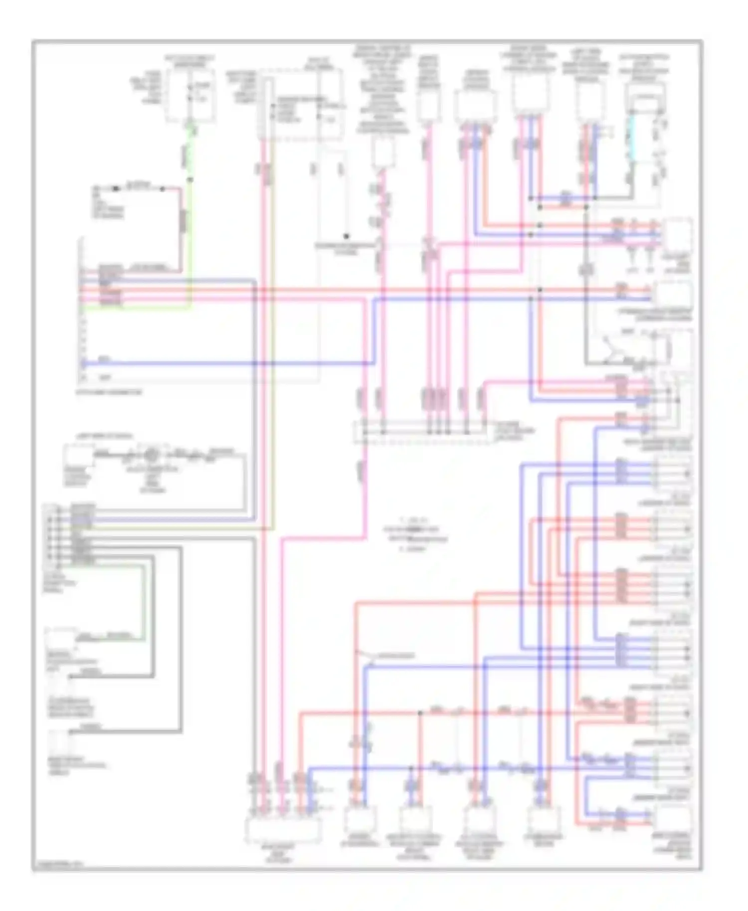 Legacy Subaru BM/BR facelift (2012-2014): Computer data lines circuit