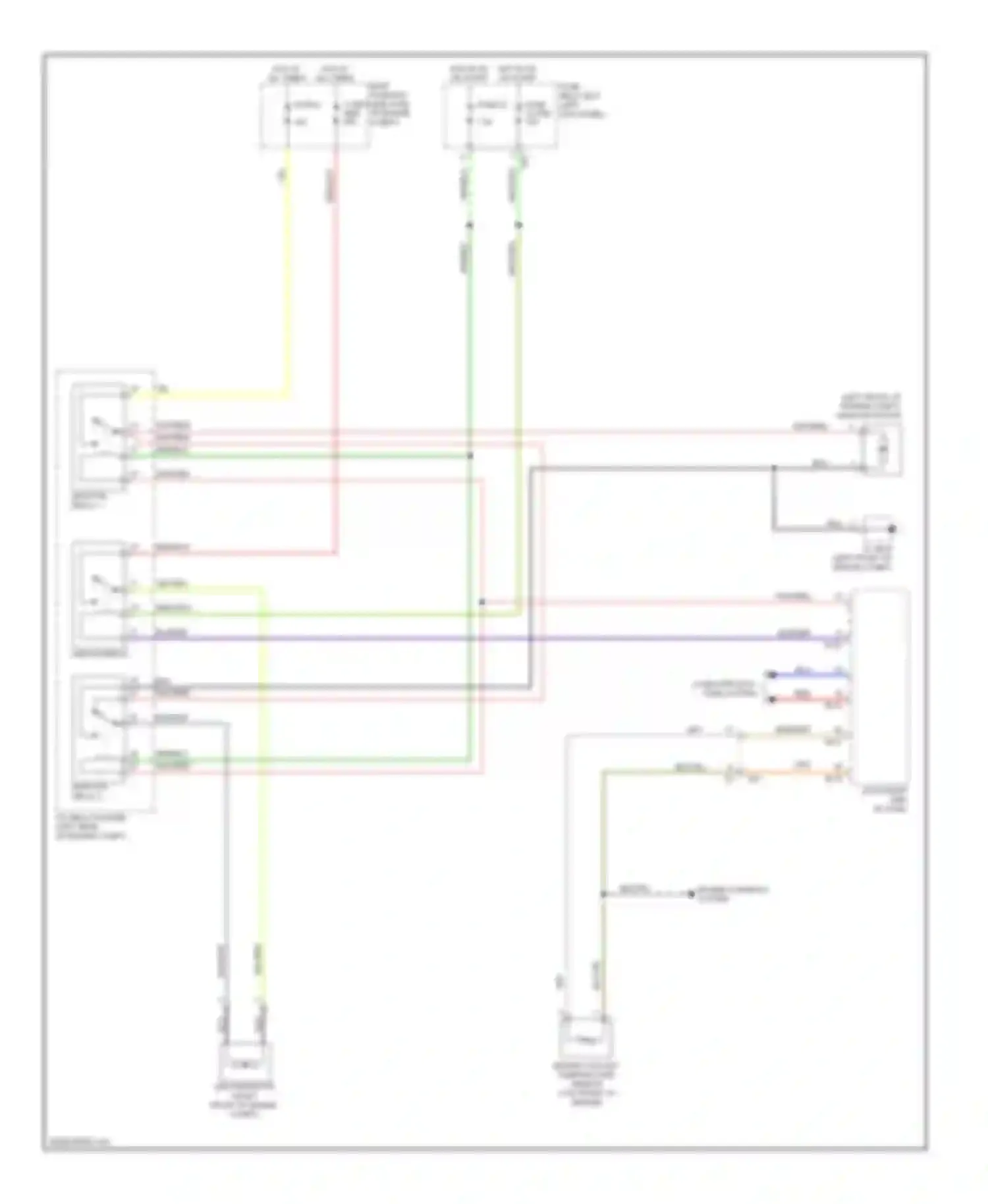Legacy Subaru BM/BR facelift (2012-2014): 2.5l, cooling fan circuit