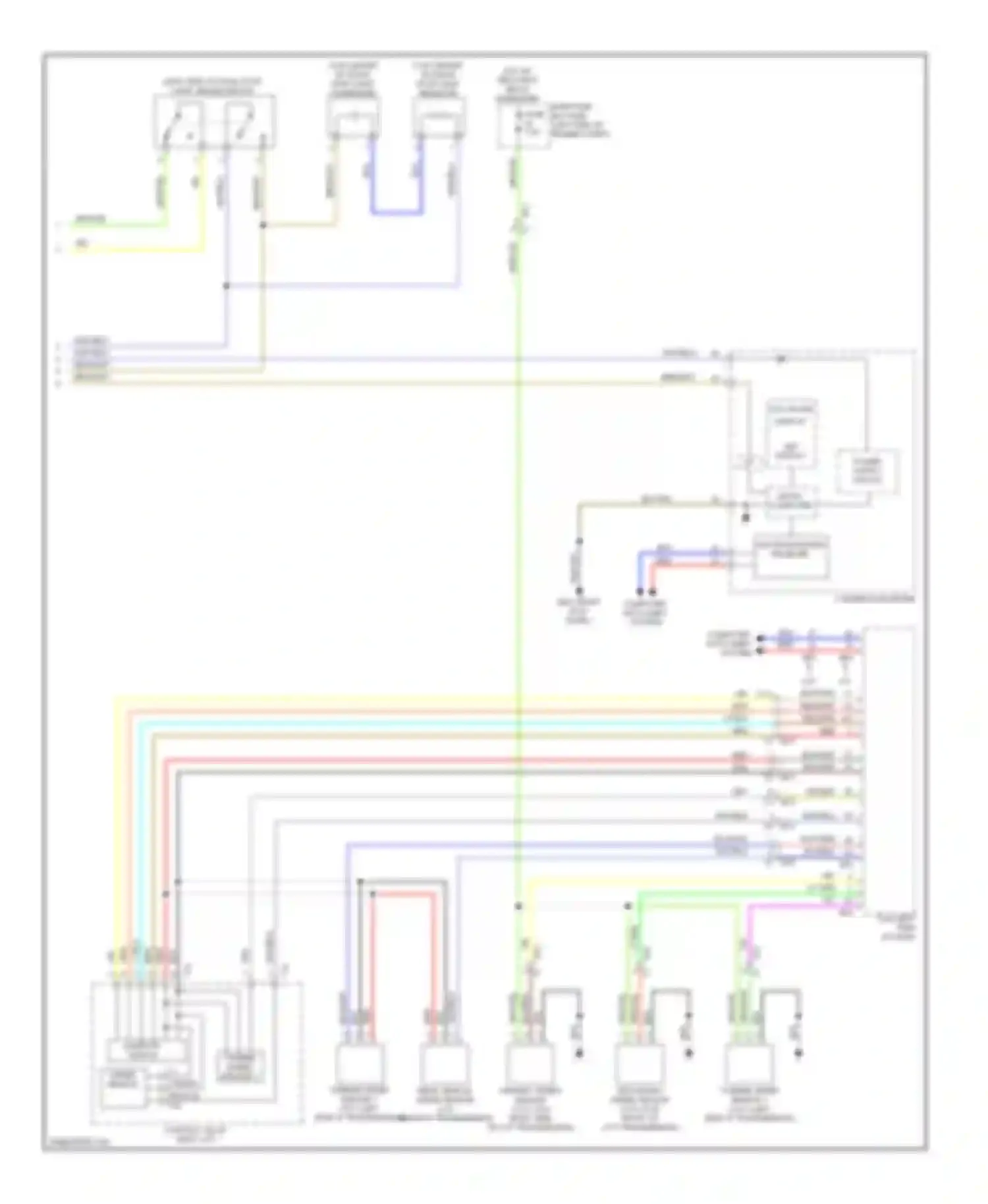 Legacy Subaru BM/BR facelift (2012-2014): Cruise control circuit (2 of 2)