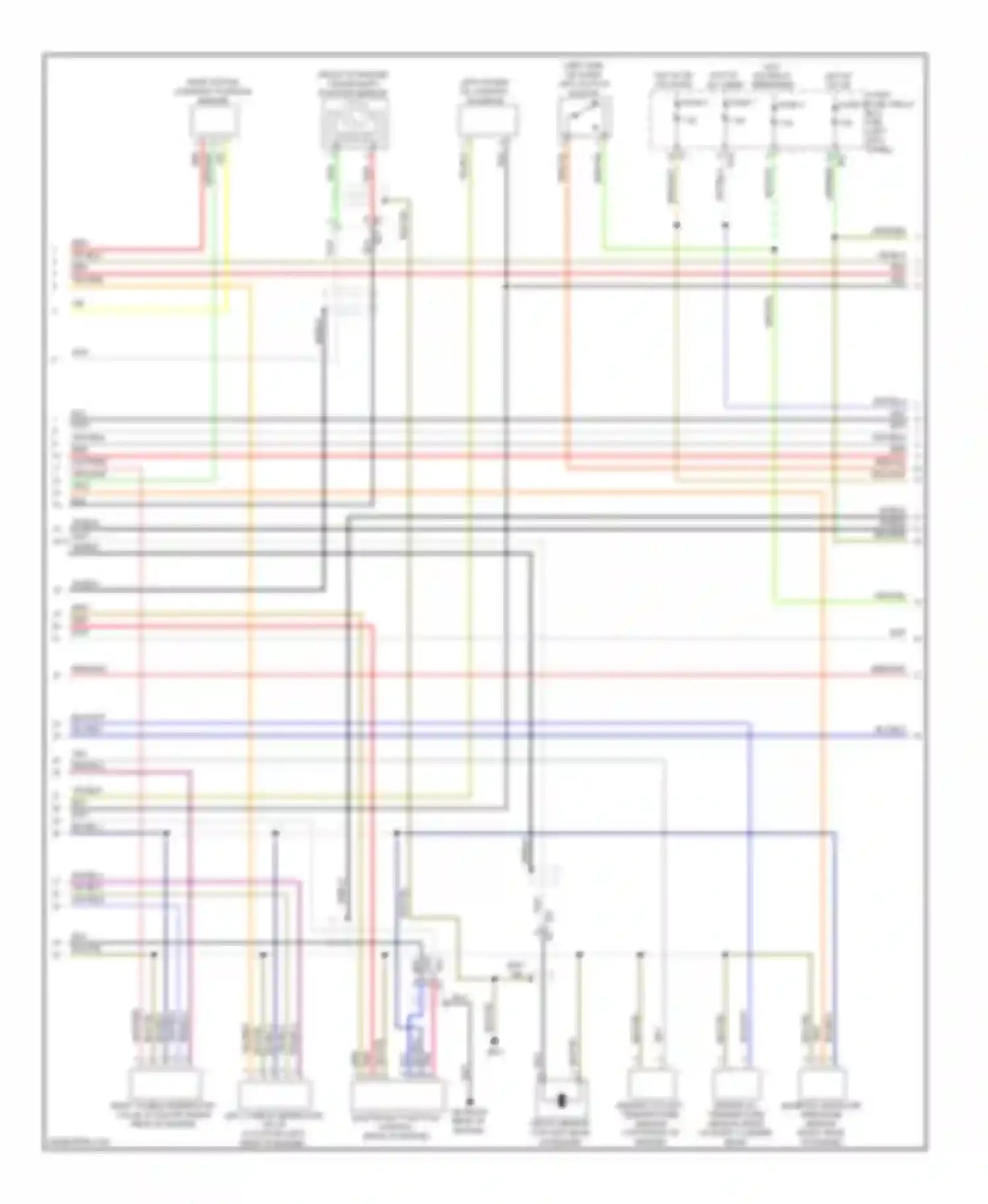 Legacy Subaru BM/BR facelift (2012-2014): Wiring diagram engine performance 2.5l (2 of 5)
