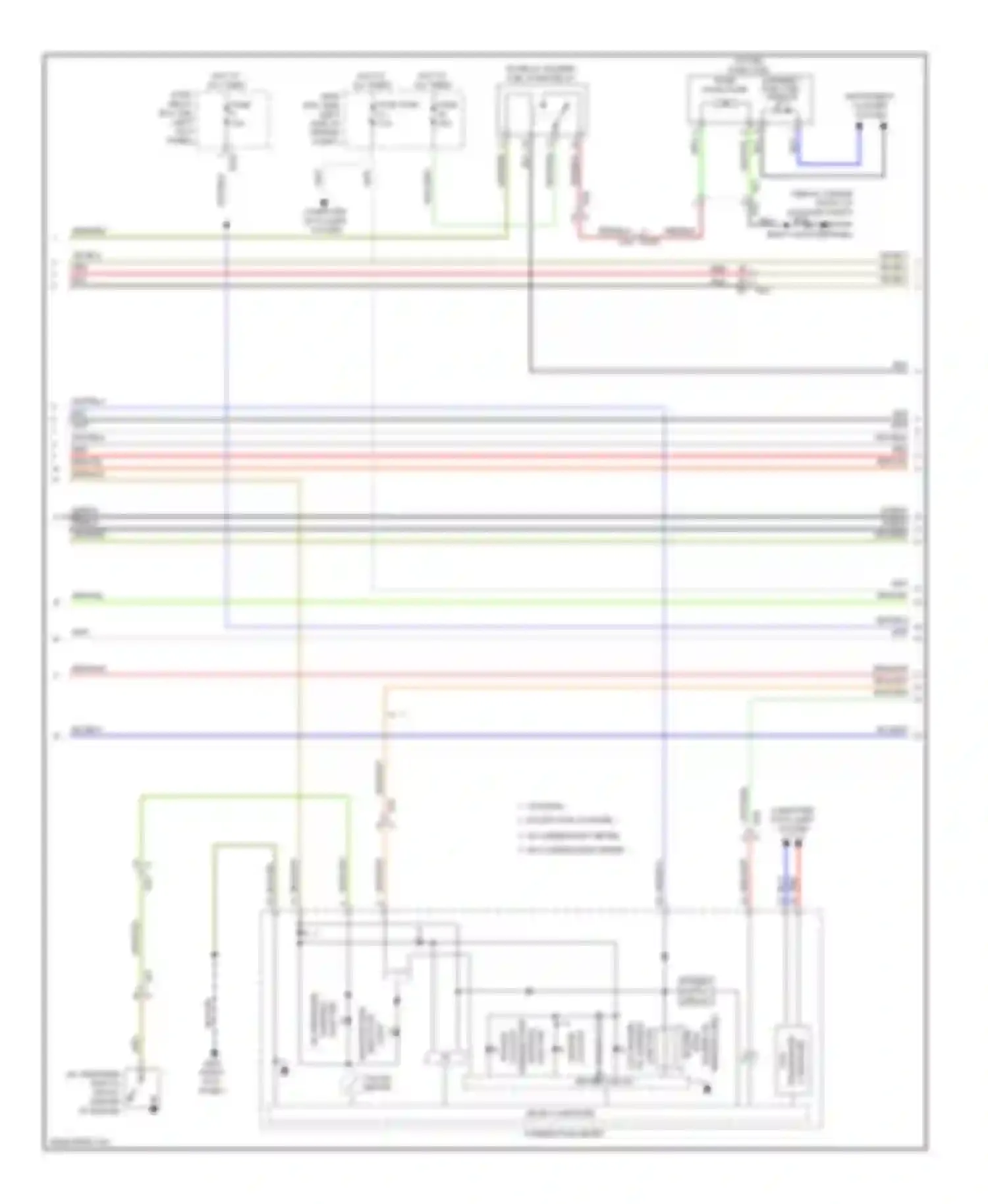Legacy Subaru BM/BR facelift (2012-2014): Wiring diagram engine performance 2.5l (3 of 5)