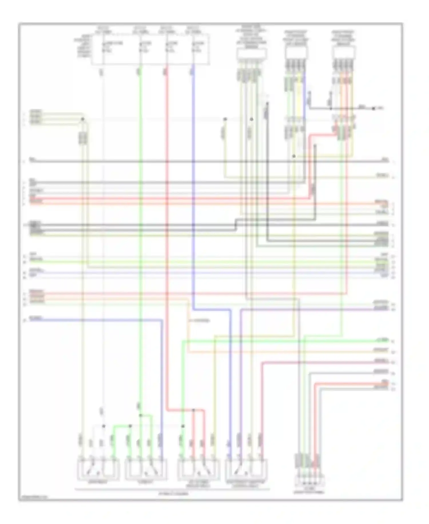 Legacy Subaru BM/BR facelift (2012-2014): Wiring diagram engine performance 2.5l (4 of 5)