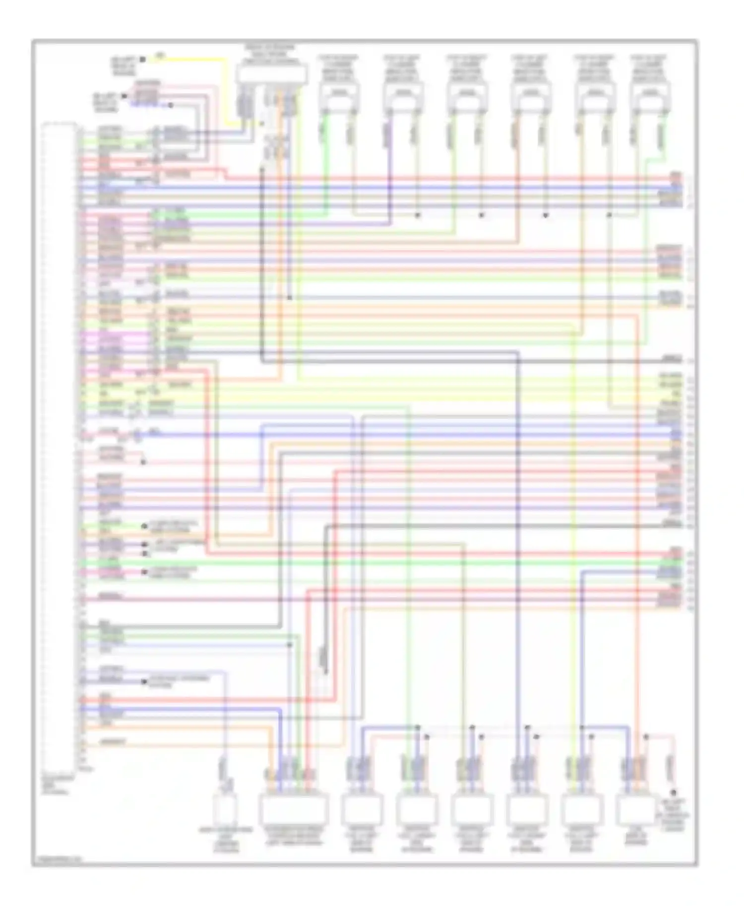 Legacy Subaru BM/BR facelift (2012-2014): Wiring diagram engine performance 3.6l (1 of 5)