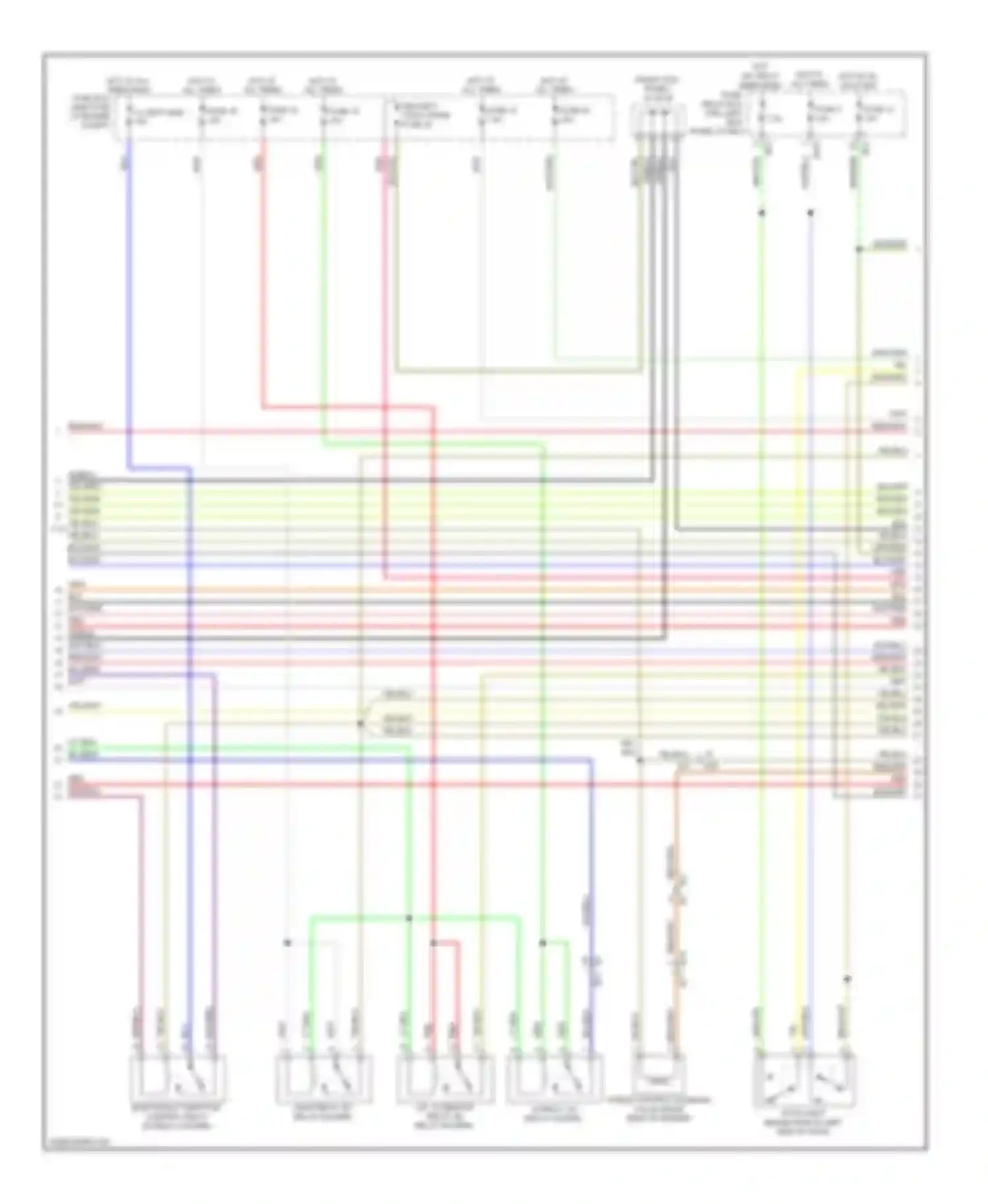 Legacy Subaru BM/BR facelift (2012-2014): Wiring diagram engine performance 3.6l (3 of 5)