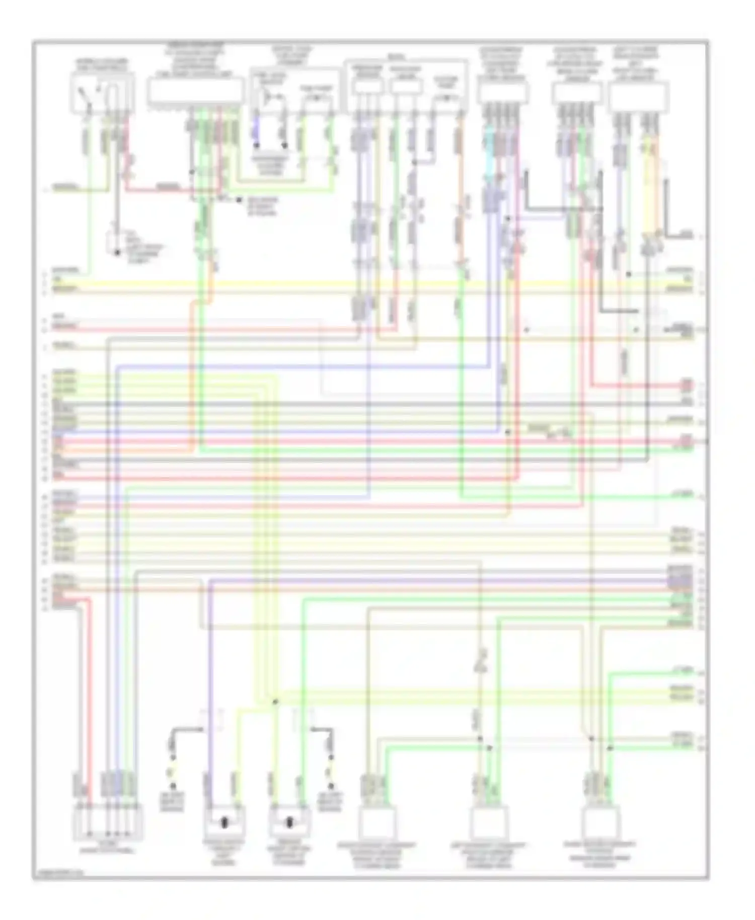 Legacy Subaru BM/BR facelift (2012-2014): Wiring diagram engine performance 3.6l (4 of 5)