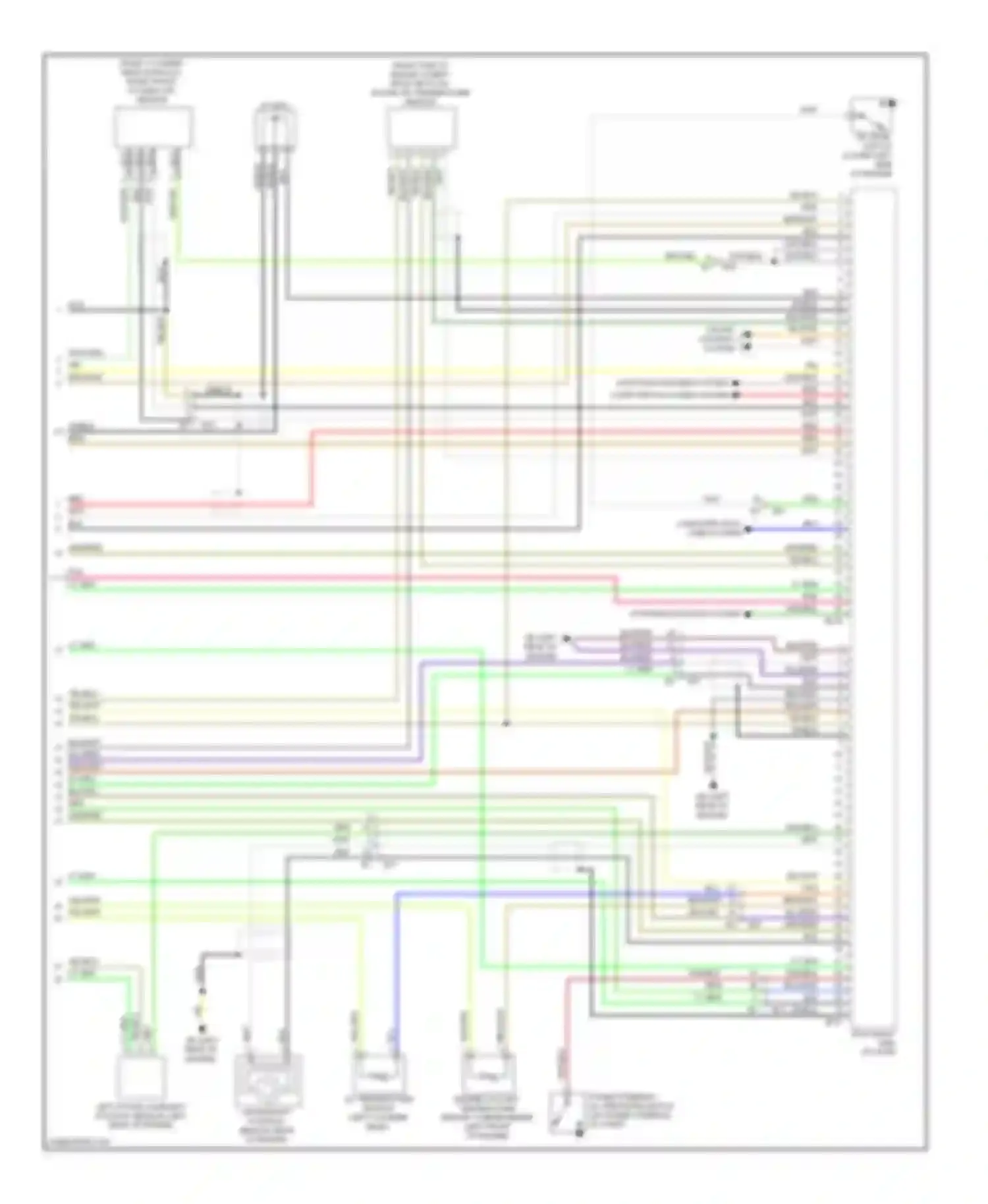 Legacy Subaru BM/BR facelift (2012-2014): Wiring diagram engine performance 3.6l (5 of 5)