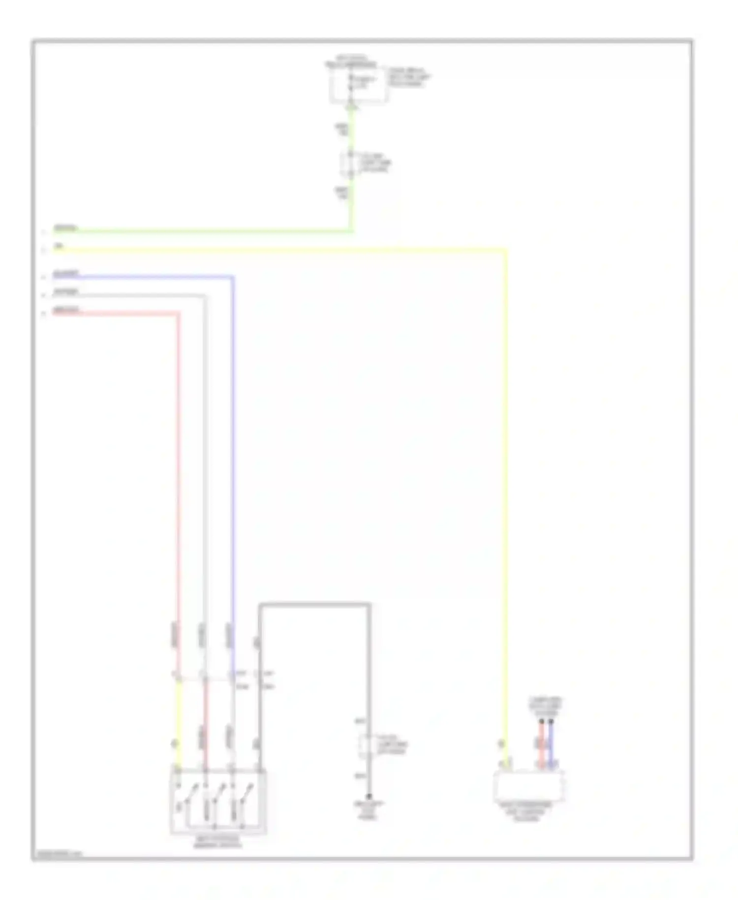 Legacy Subaru BM/BR facelift (2012-2014): Memory systems circuit (2 of 2)