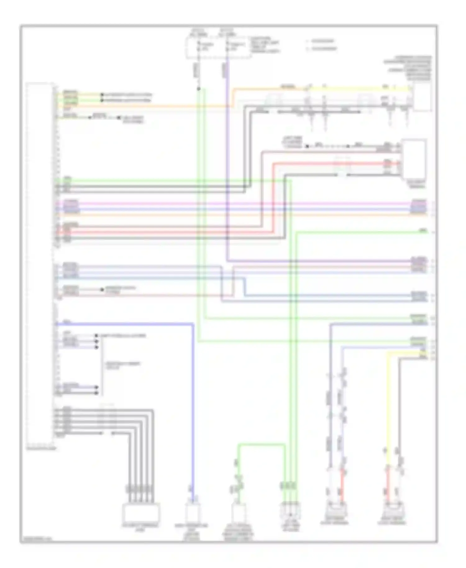 Legacy Subaru BM/BR facelift (2012-2014): Navigation circuit (1 of 2)