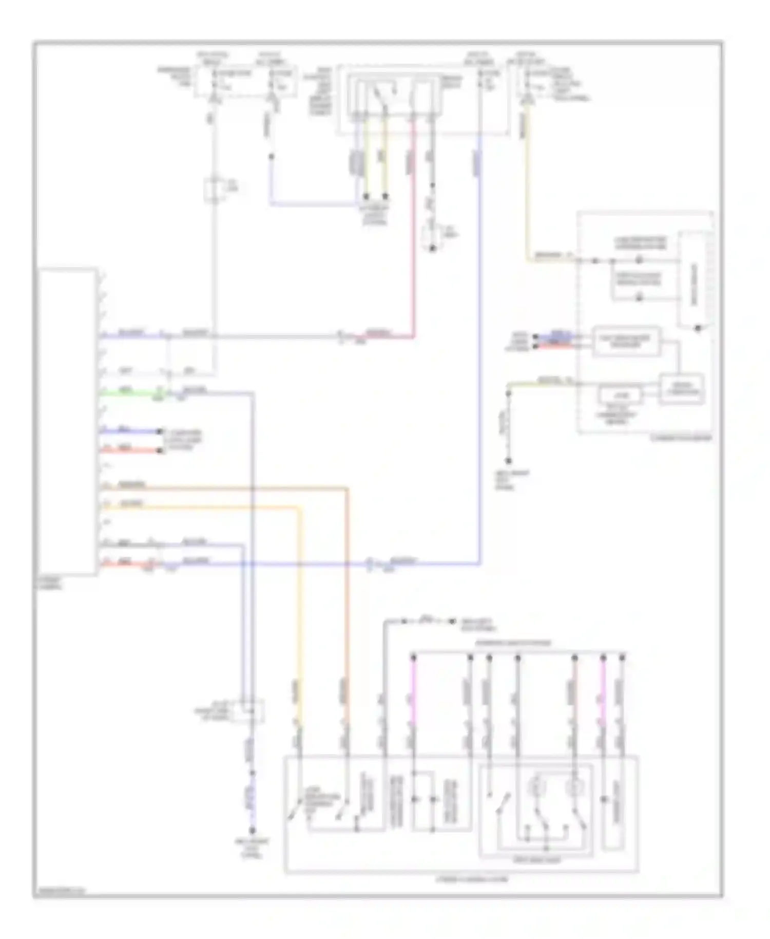 Legacy Subaru BM/BR facelift (2012-2014): Stereo camera circuit