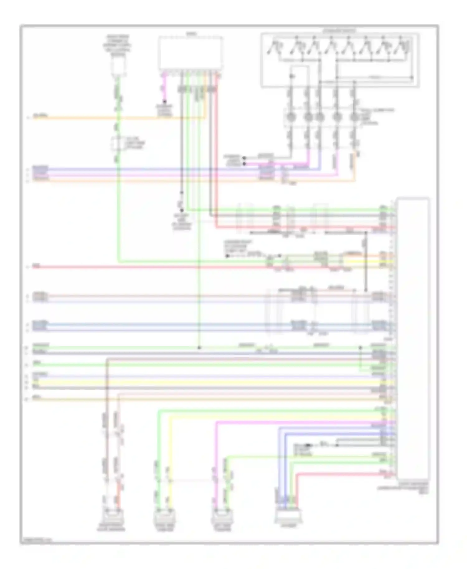 Legacy Subaru BM/BR facelift (2012-2014): Premium radio circuit (2 of 2)