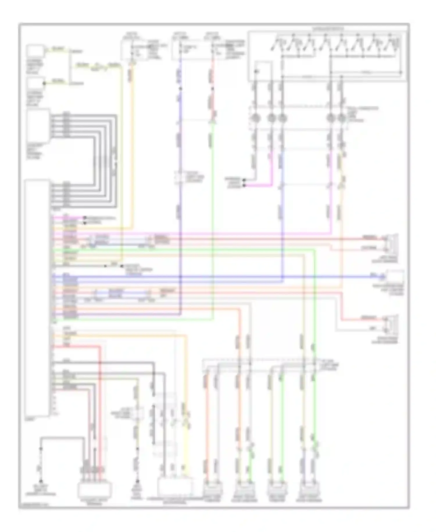 Legacy Subaru BM/BR facelift (2012-2014): Standard radio circuit, except base