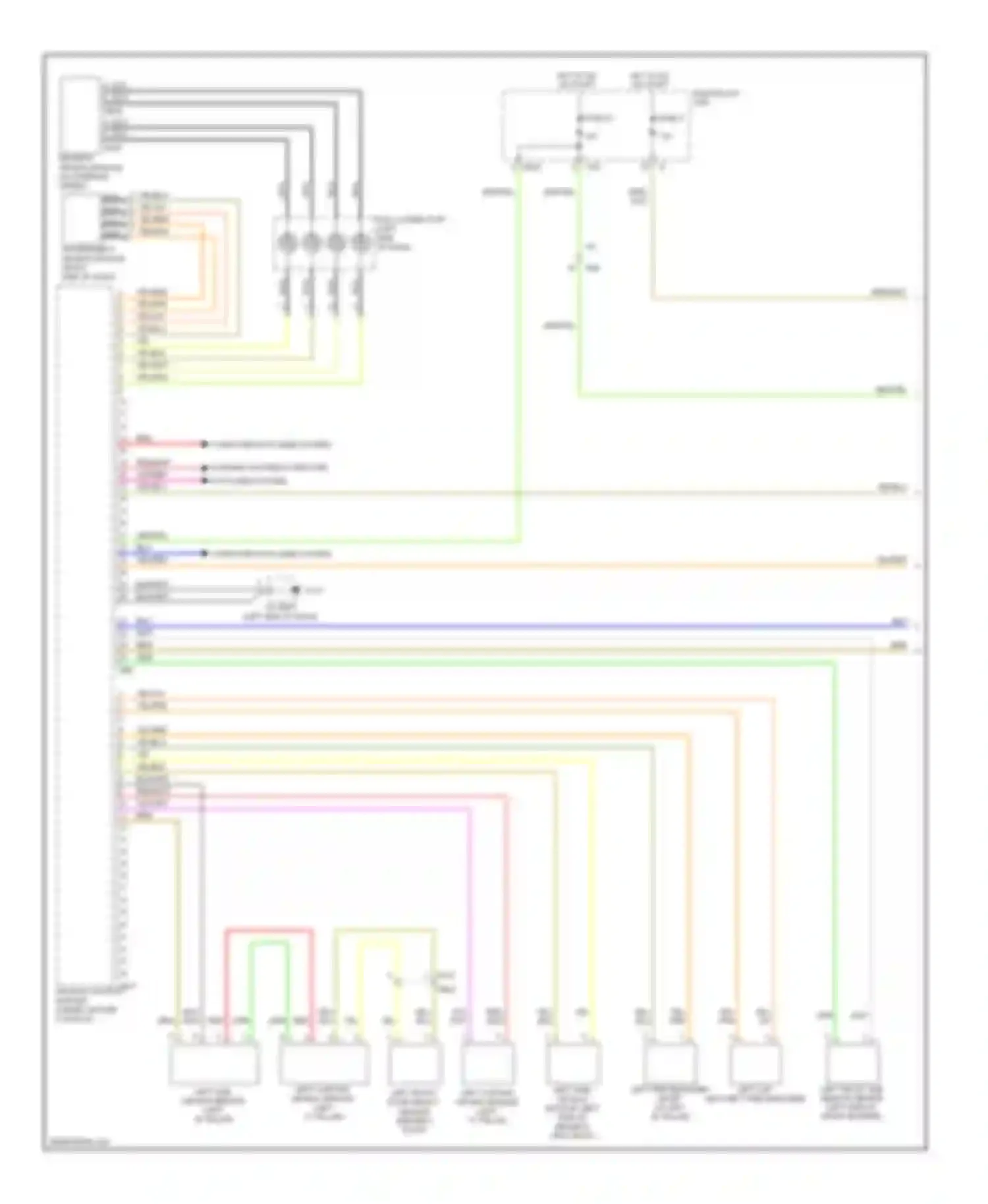 Legacy Subaru BM/BR facelift (2012-2014): Supplemental restraints circuit (1 of 2)