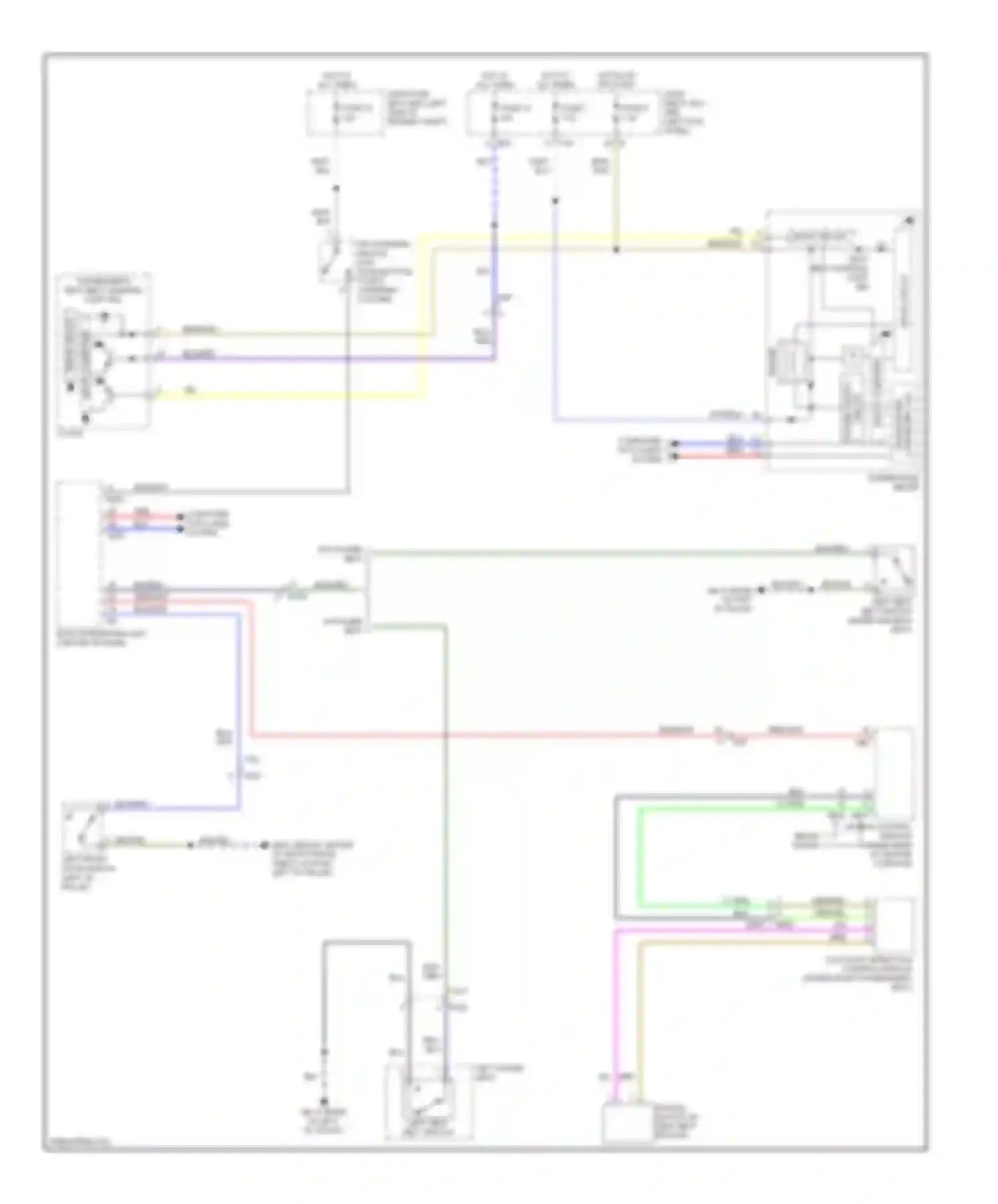 Legacy Subaru BM/BR facelift (2012-2014): Chime circuit